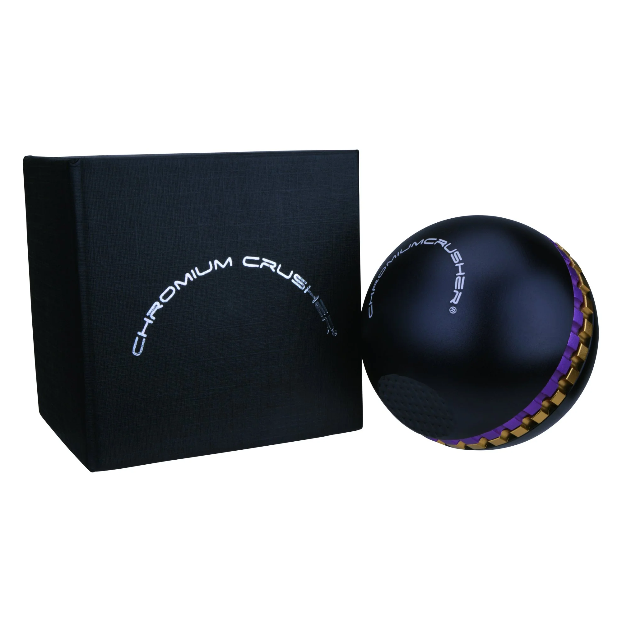 CHROMIUM CRUSHER | Magnetic Zinc Alloy Sphere Grinder | 4 Piece - 62mm - Black - Image 4