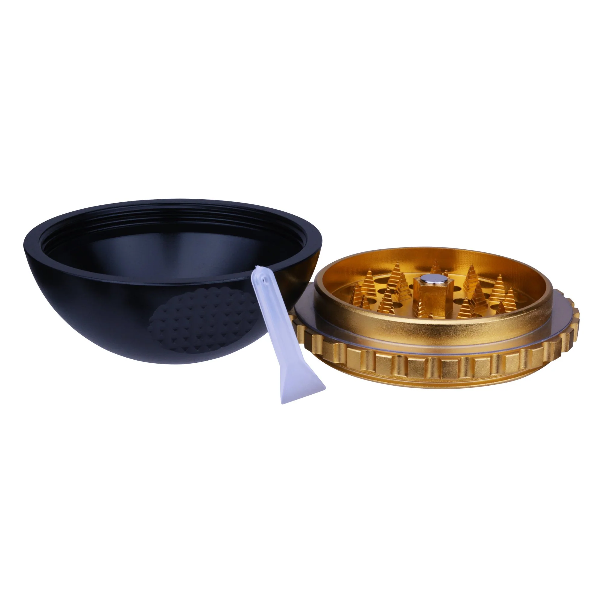 CHROMIUM CRUSHER | Magnetic Zinc Alloy Sphere Grinder | 4 Piece - 62mm - Black - Image 5
