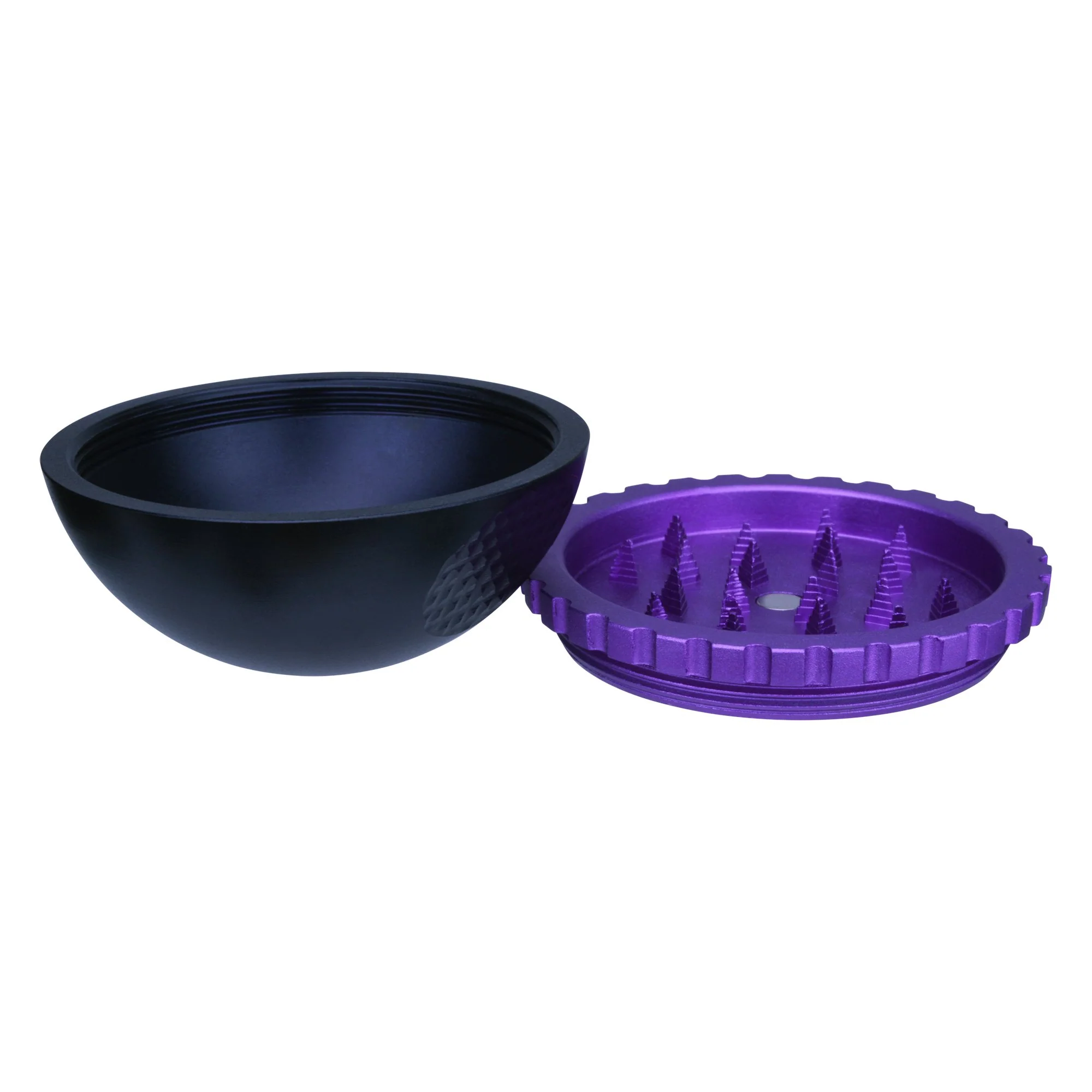 CHROMIUM CRUSHER | Magnetic Zinc Alloy Sphere Grinder | 4 Piece - 62mm - Black - Image 6
