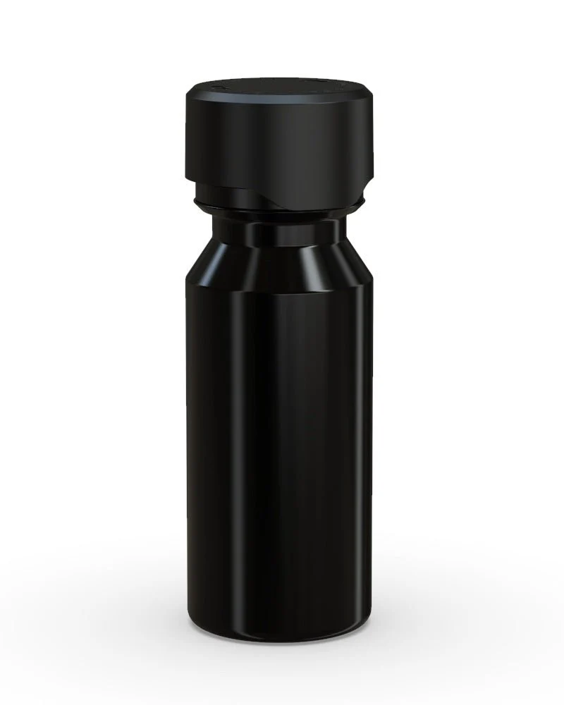CHUBBY GORILLA | Child Resistant Aviator Shot Bottles Black | 60mL - w/ Black Lid - 500 Count - Image 2