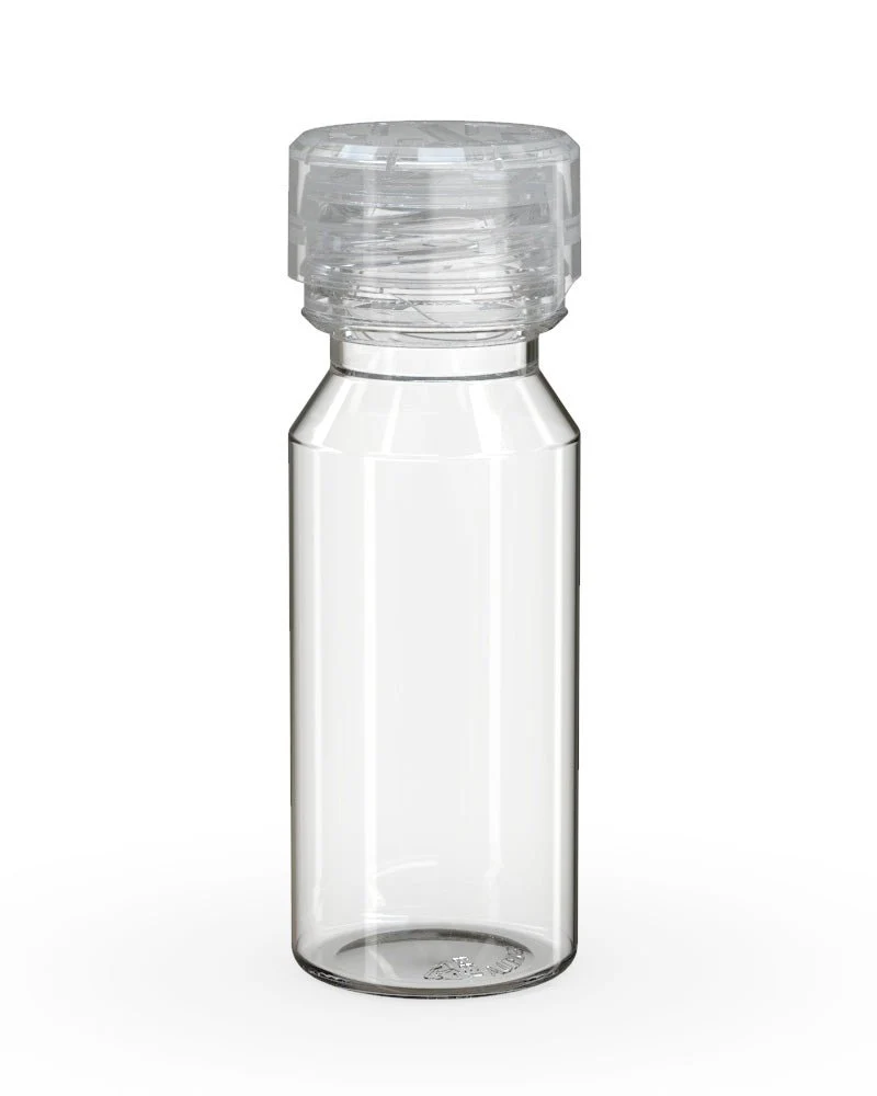 CHUBBY GORILLA | Child Resistant Aviator Shot Bottles Clear | 60mL - w/ Clear Lid - 500 Count - Image 2