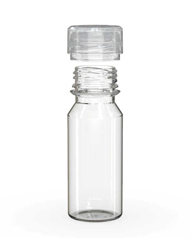 CHUBBY GORILLA | Child Resistant Aviator Shot Bottles Clear | 60mL - w/ Clear Lid - 500 Count - Image 3