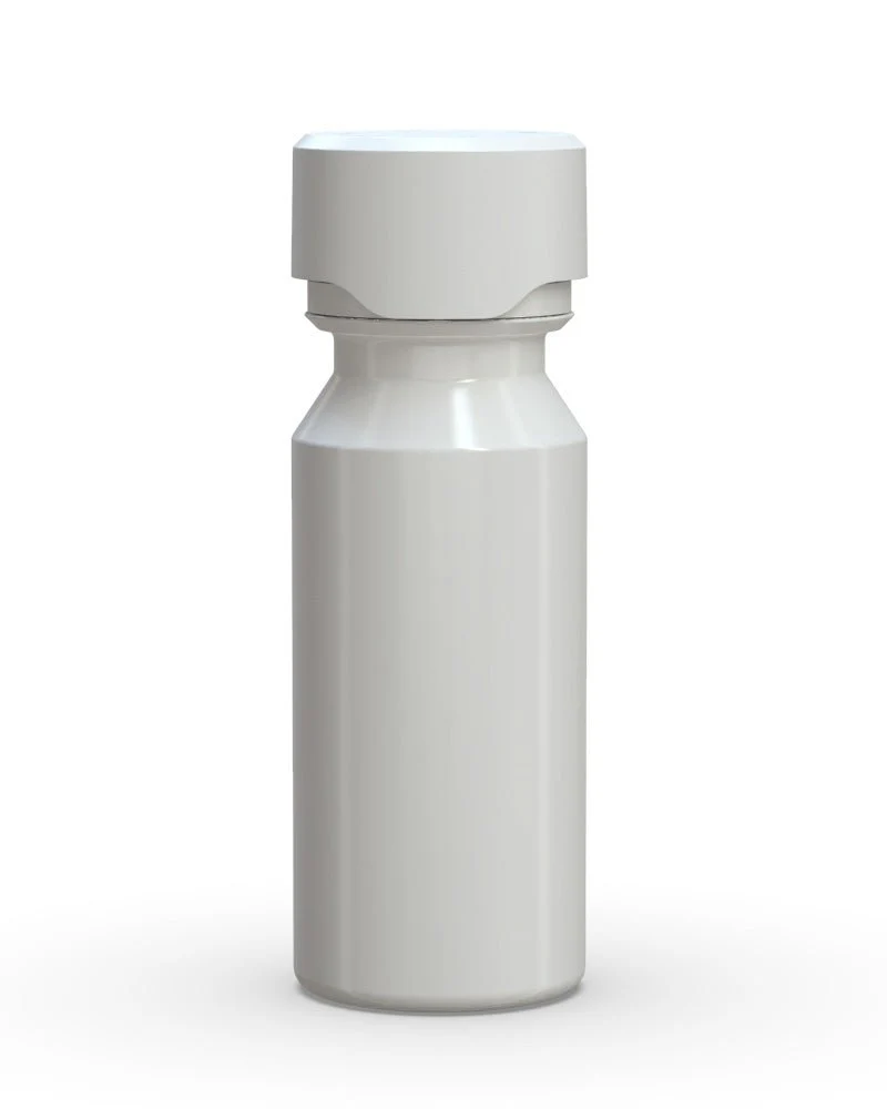CHUBBY GORILLA | Child Resistant Aviator Shot Bottles White | 60mL - w/ White Lid - 500 Count