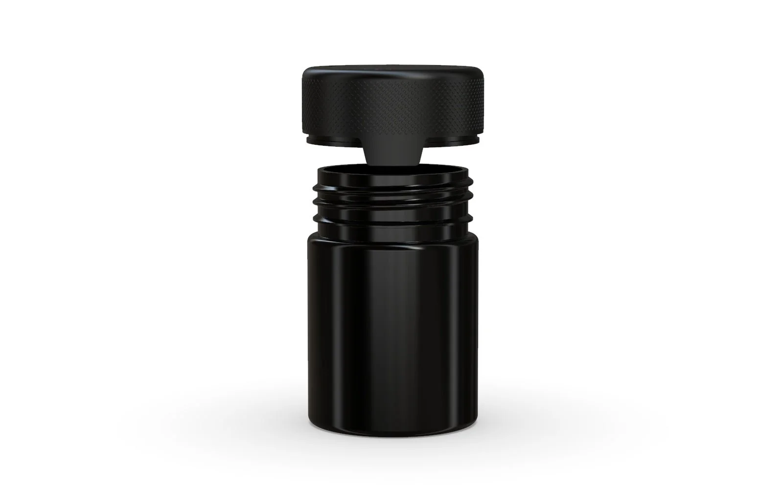 CHUBBY GORILLA | Child Resistant Black Plastic Aviator Container w/ Black Cap | 120mL - 4oz - 400 Count - Image 3