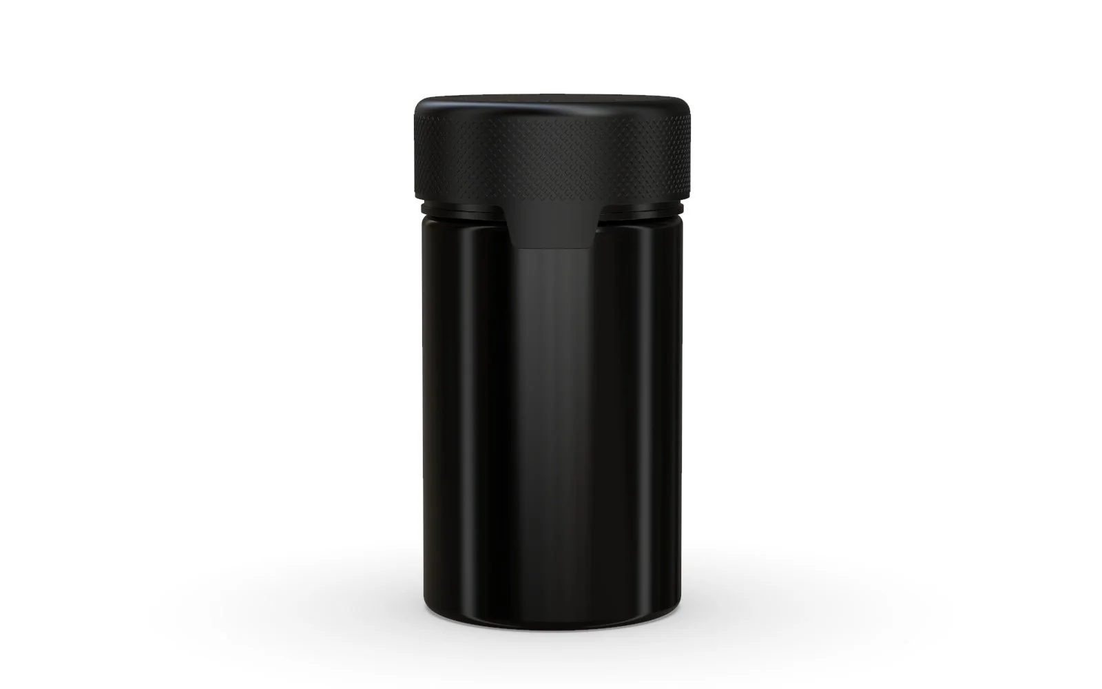 CHUBBY GORILLA | Child Resistant Black Plastic Aviator Container w/ Black Cap | 150mL - 5oz - 300 Count