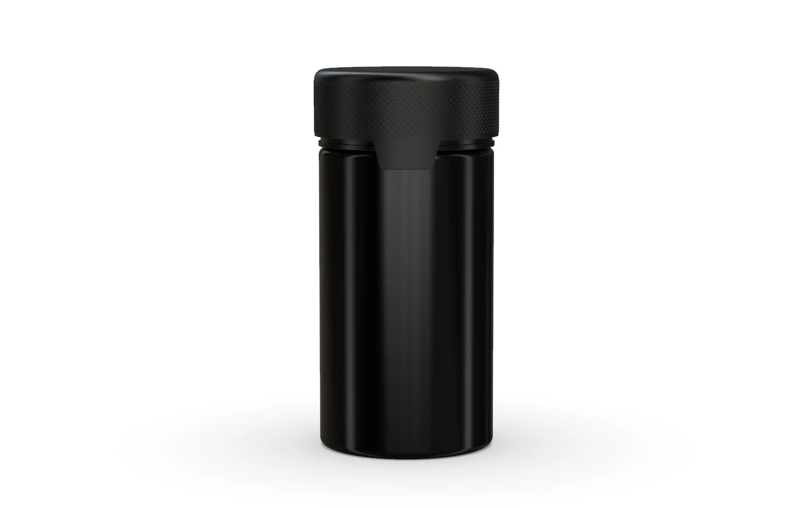 CHUBBY GORILLA | Child Resistant Black Plastic Aviator Container w/ Black Cap | 180mL - 6oz - 300 Count