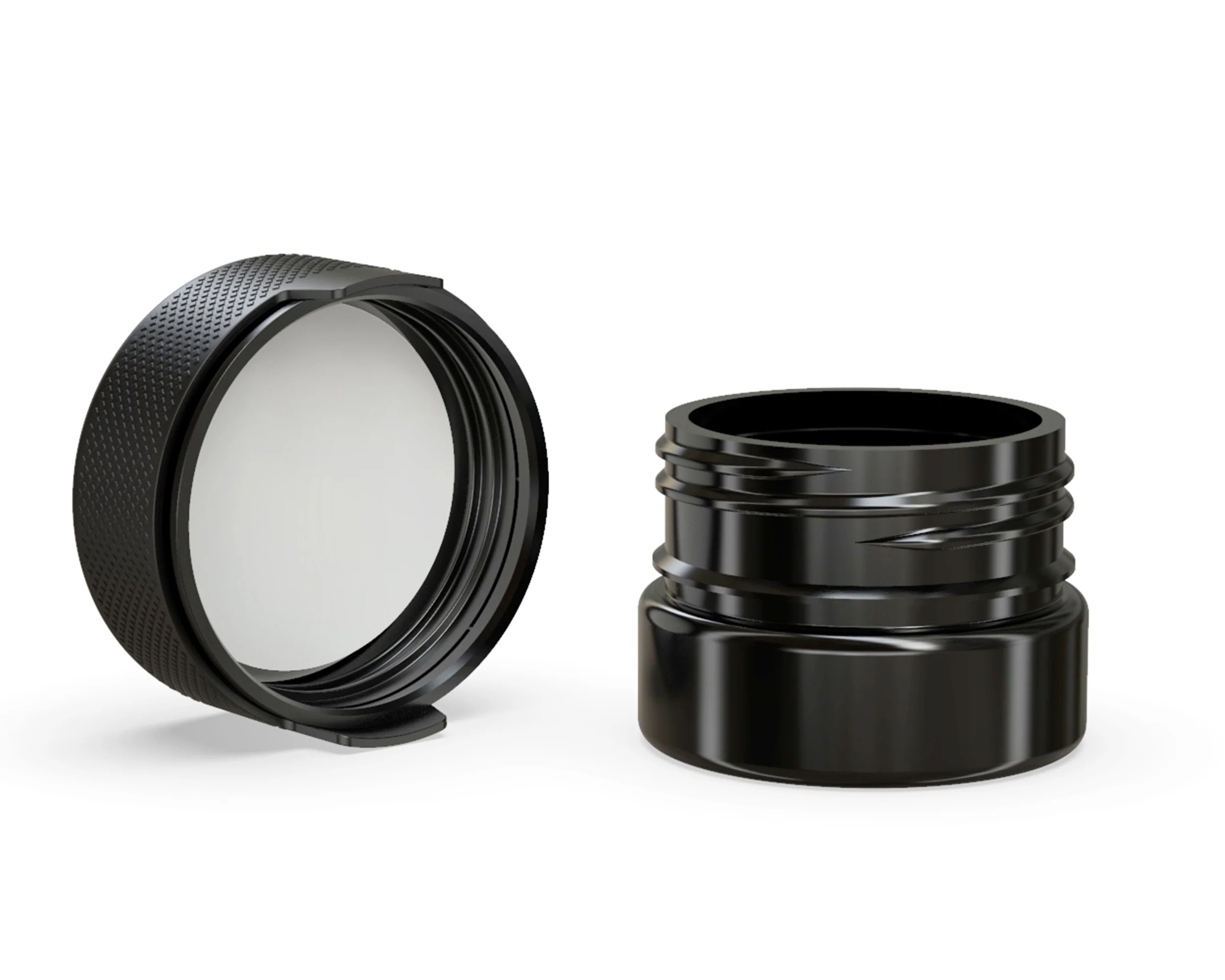 CHUBBY GORILLA | Child Resistant Black Plastic Aviator Container w/ Black Cap | 30mL - 1oz - 500 Count - Image 4