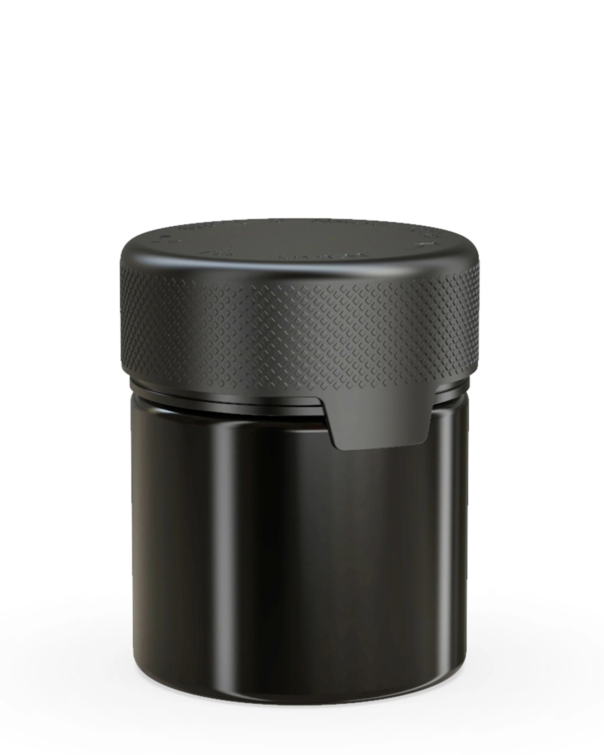 CHUBBY GORILLA Child Resistant Black Plastic Aviator Container w/ Black Cap | 90mL - 3oz | Sample - Image 2