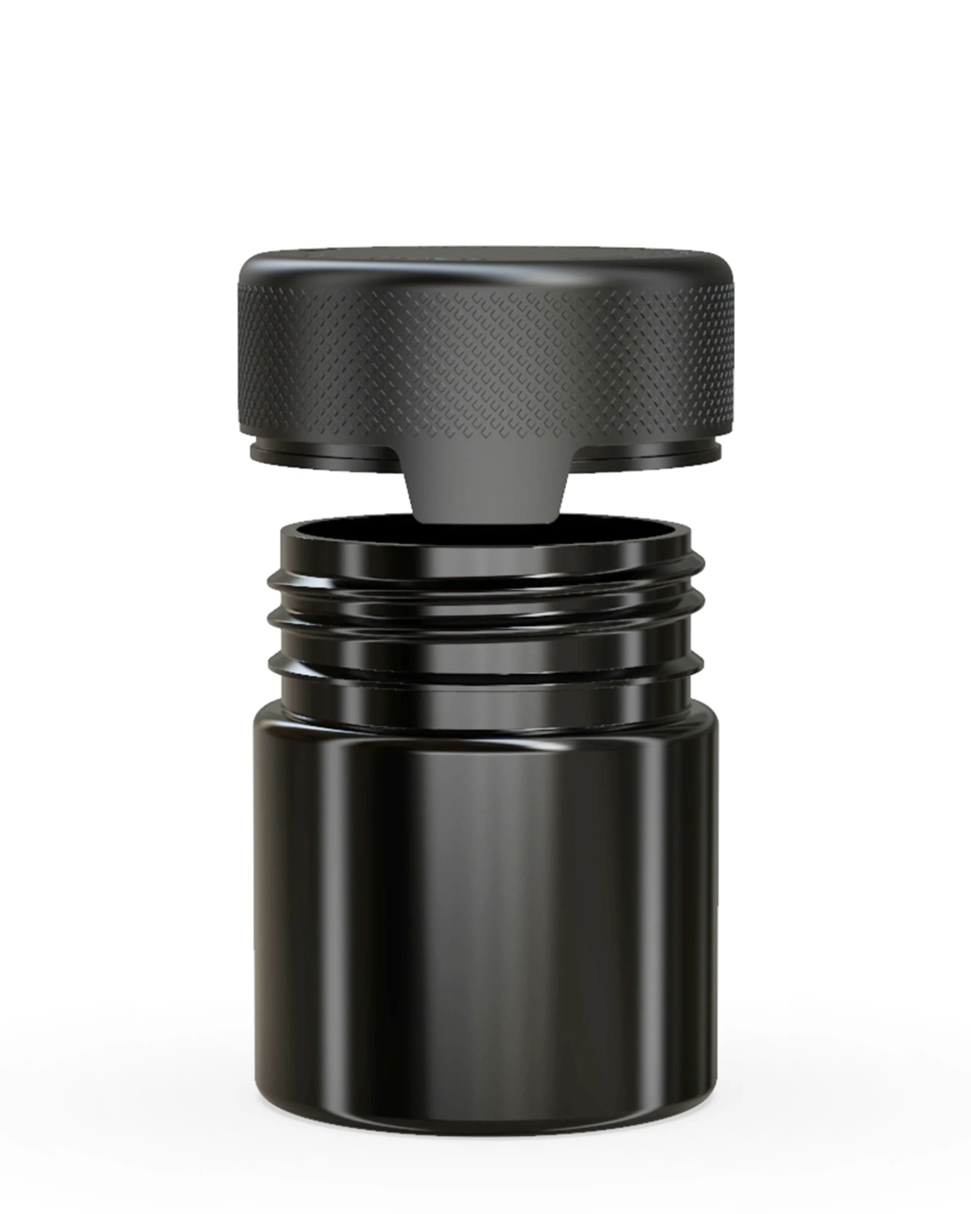 CHUBBY GORILLA Child Resistant Black Plastic Aviator Container w/ Black Cap | 90mL - 3oz | Sample - Image 3