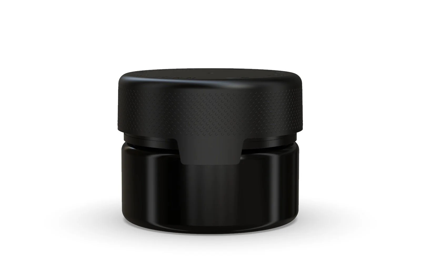 CHUBBY GORILLA | Child Resistant Black Plastic Aviator XL Container w/ Black Cap | 220mL - 7.5oz - 100 Count