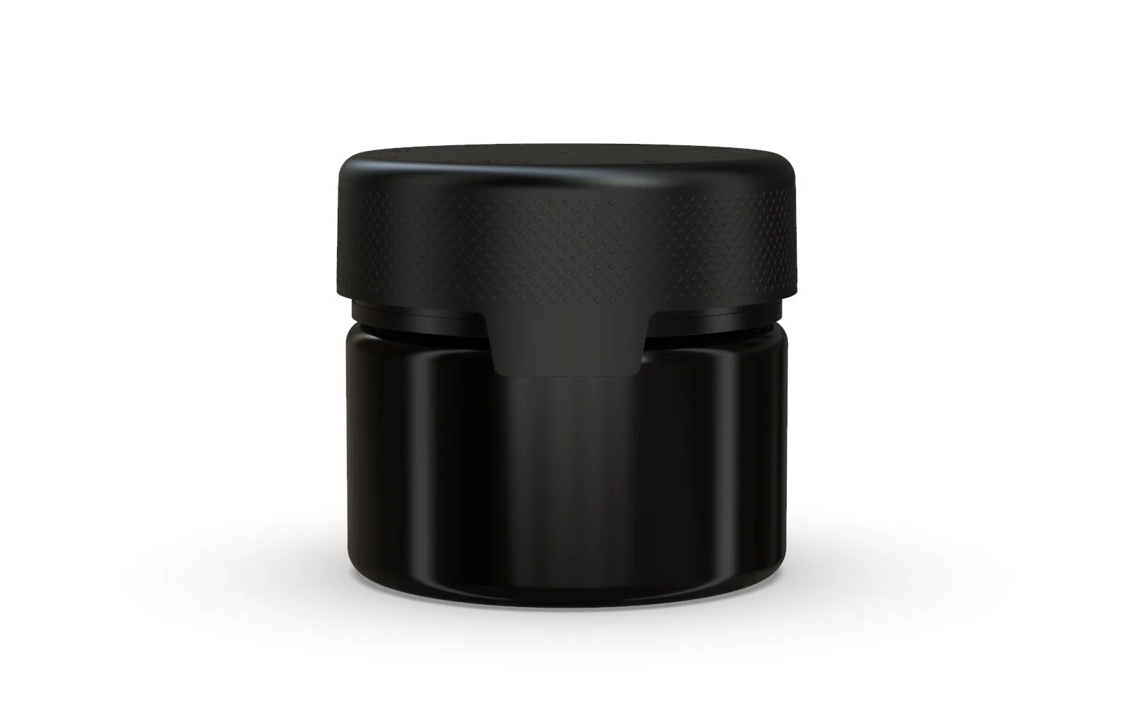 CHUBBY GORILLA | Child Resistant Black Plastic Aviator XL Container w/ Black Cap | 300mL - 10oz - 80 Count
