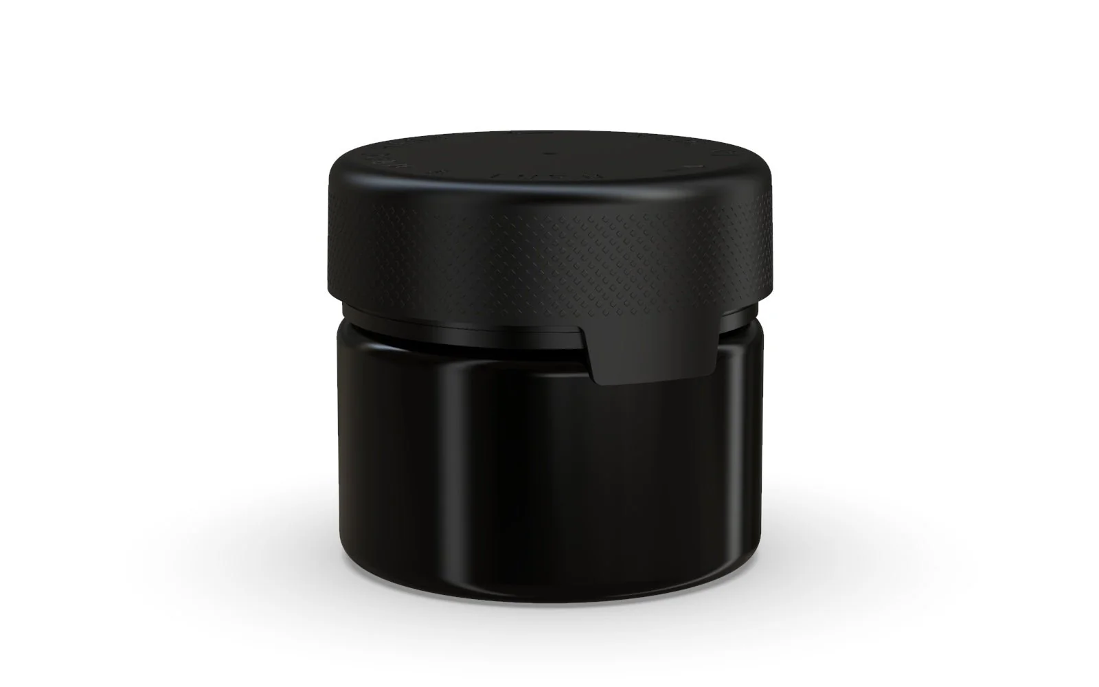 CHUBBY GORILLA | Child Resistant Black Plastic Aviator XL Container w/ Black Cap | 300mL - 10oz - 80 Count - Image 2
