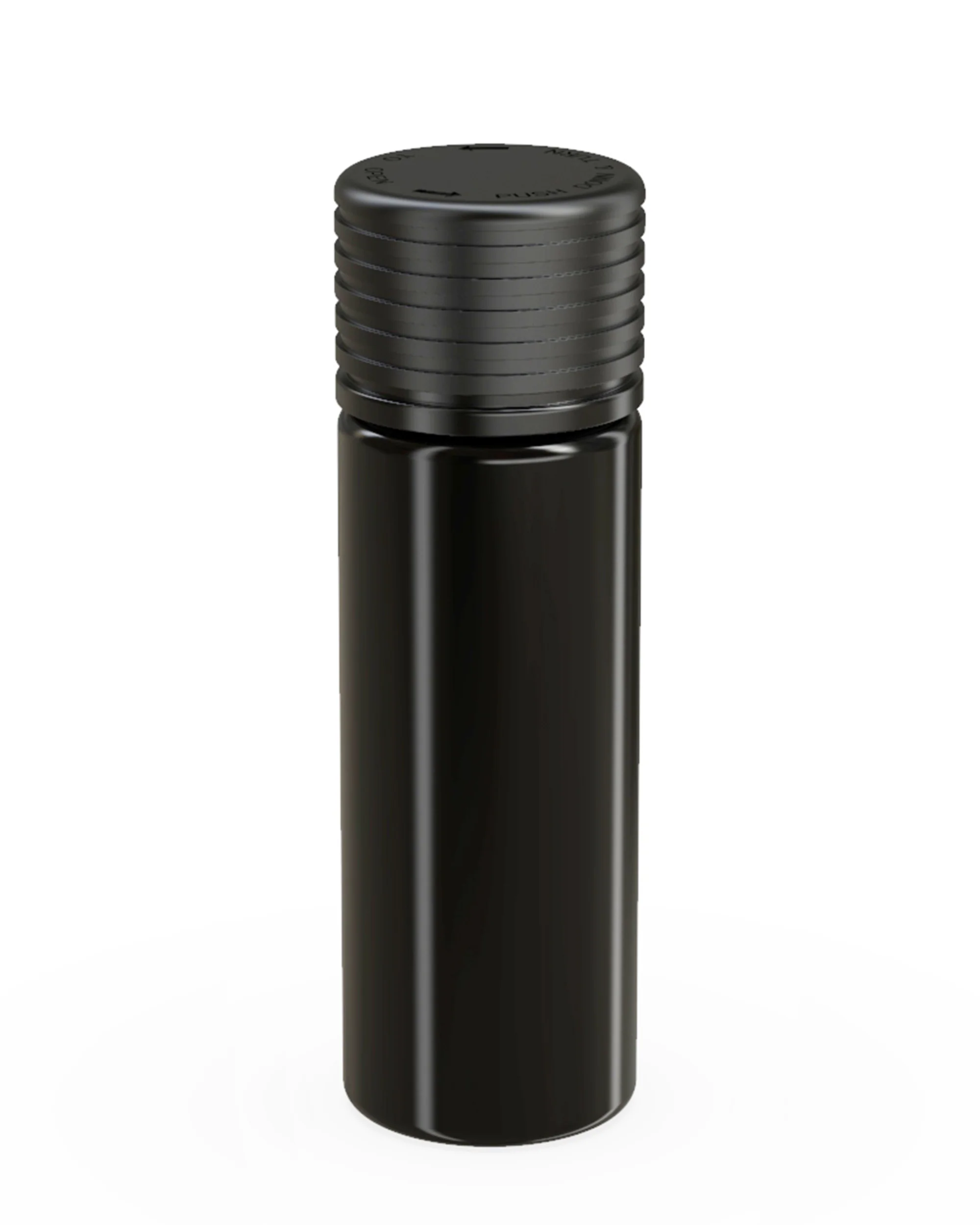 CHUBBY GORILLA | Child Resistant Black Plastic Spiral Pre-Roll Tubes w/ Black Cap | 25mm - 65mm - 400 Count - Image 2