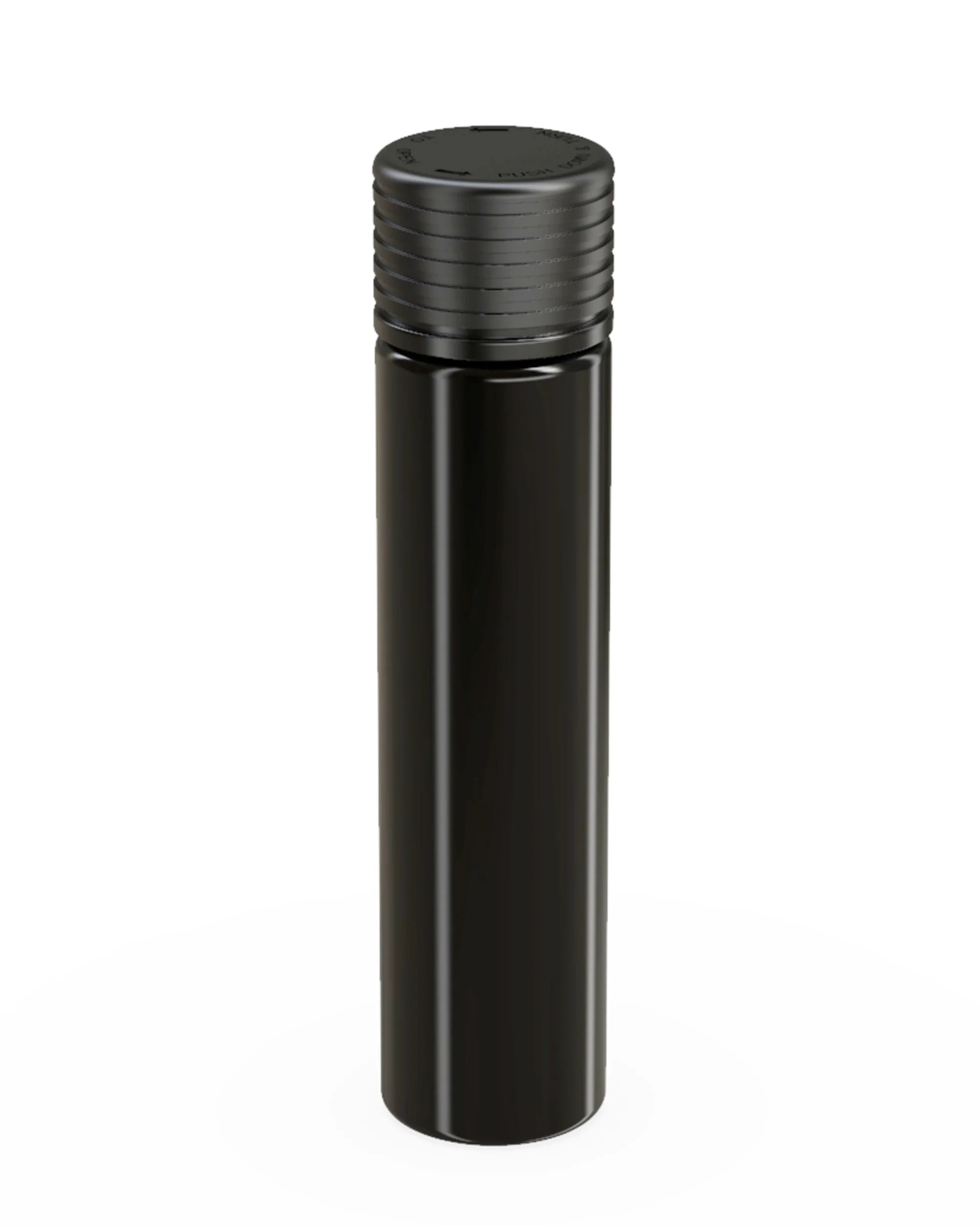 CHUBBY GORILLA | Child Resistant Black Plastic Spiral Pre-Roll Tubes w/ Black Cap | 25mm - 95mm - 300 Count - Image 2
