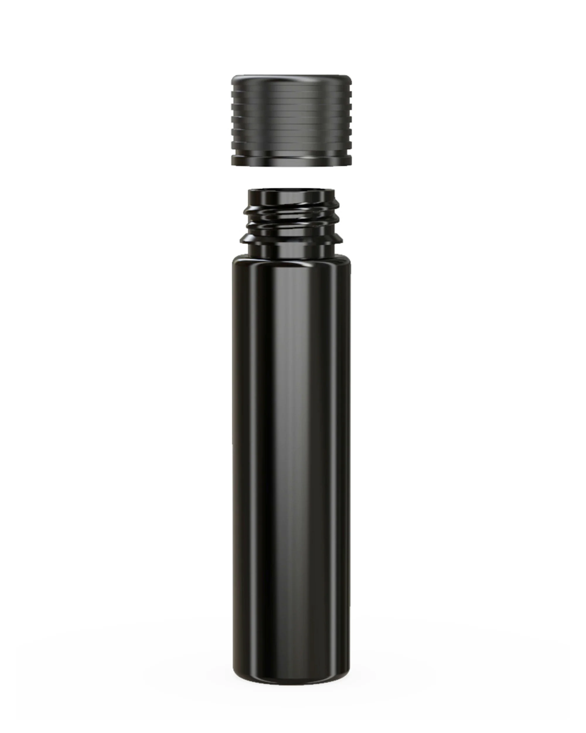 CHUBBY GORILLA | Child Resistant Black Plastic Spiral Pre-Roll Tubes w/ Black Cap | 25mm - 95mm - 300 Count - Image 3