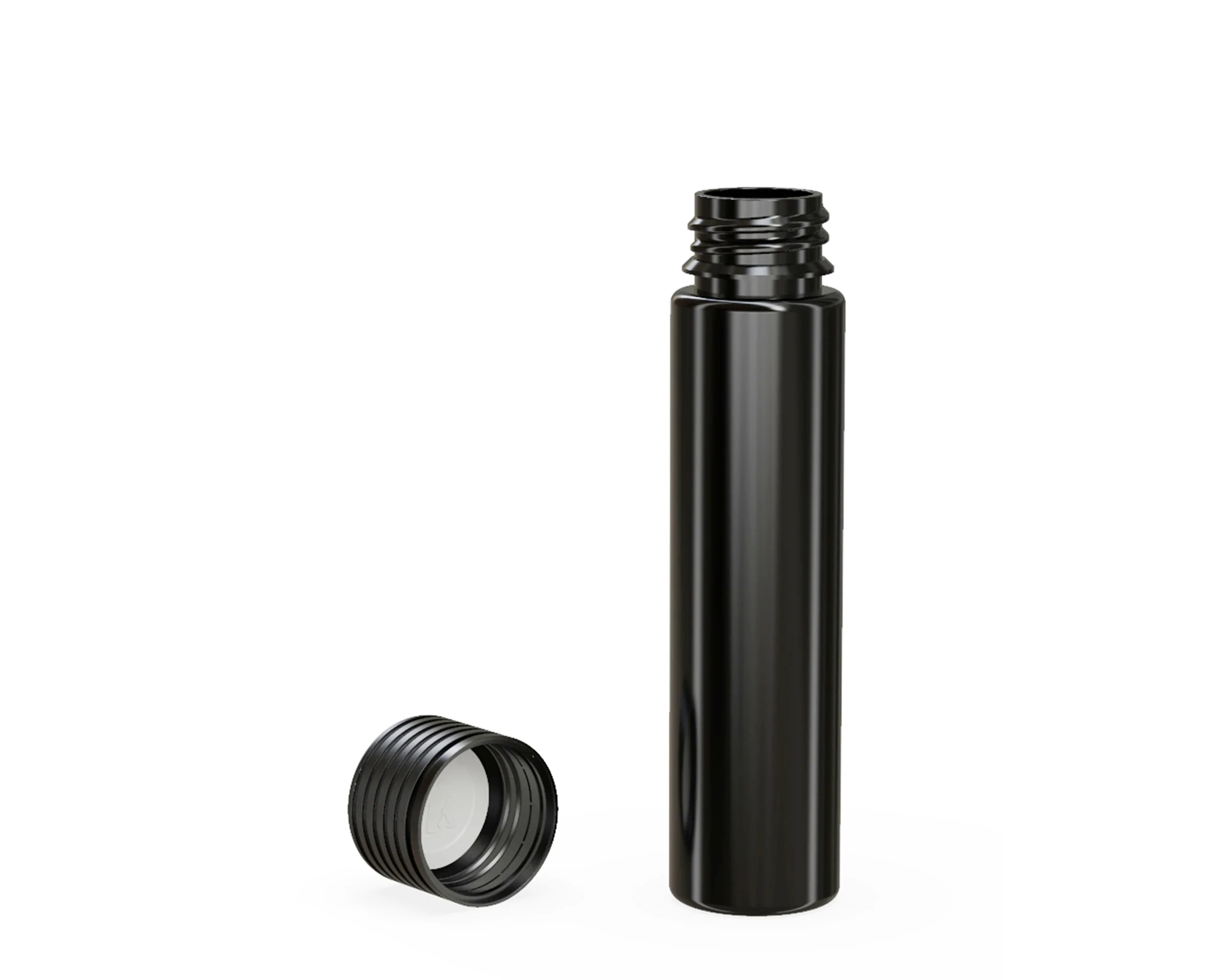 CHUBBY GORILLA | Child Resistant Black Plastic Spiral Pre-Roll Tubes w/ Black Cap | 25mm - 95mm - 300 Count - Image 4