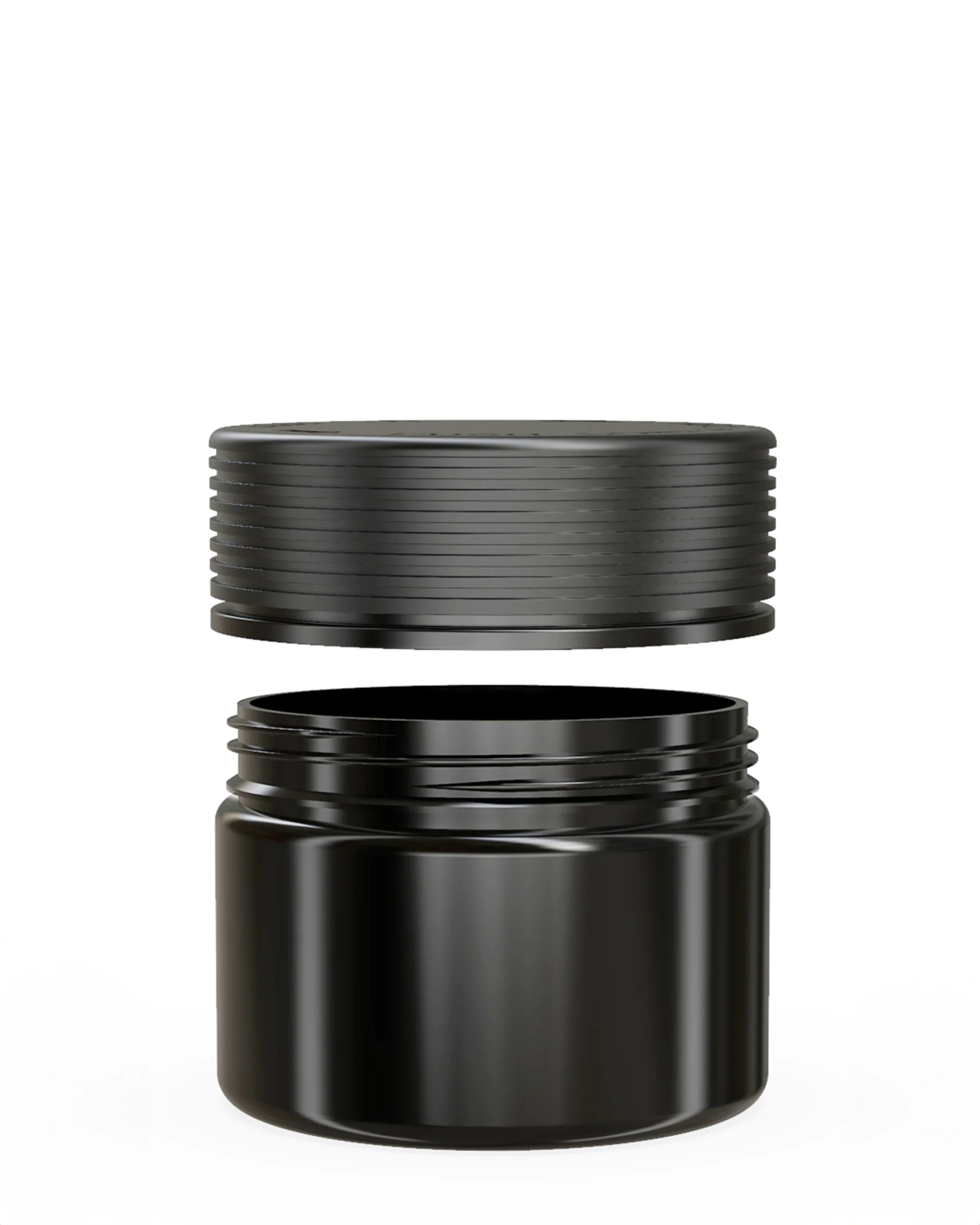 CHUBBY GORILLA | Child Resistant Black Plastic Spiral XL Jar w/ Black Cap | 92.5mm - 10oz - 80 Count - Image 3