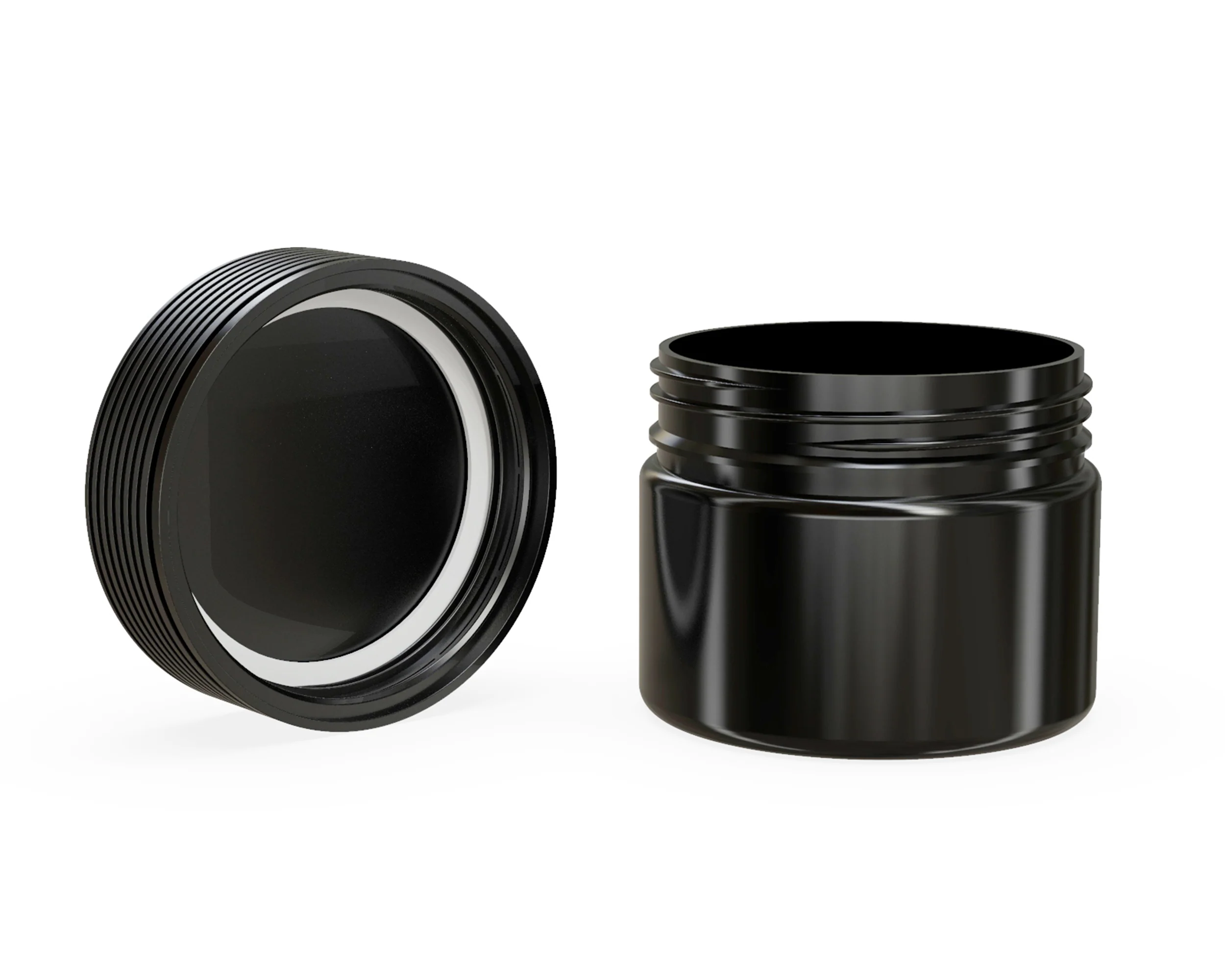 CHUBBY GORILLA | Child Resistant Black Plastic Spiral XL Jar w/ Black Cap | 92.5mm - 10oz - 80 Count - Image 4