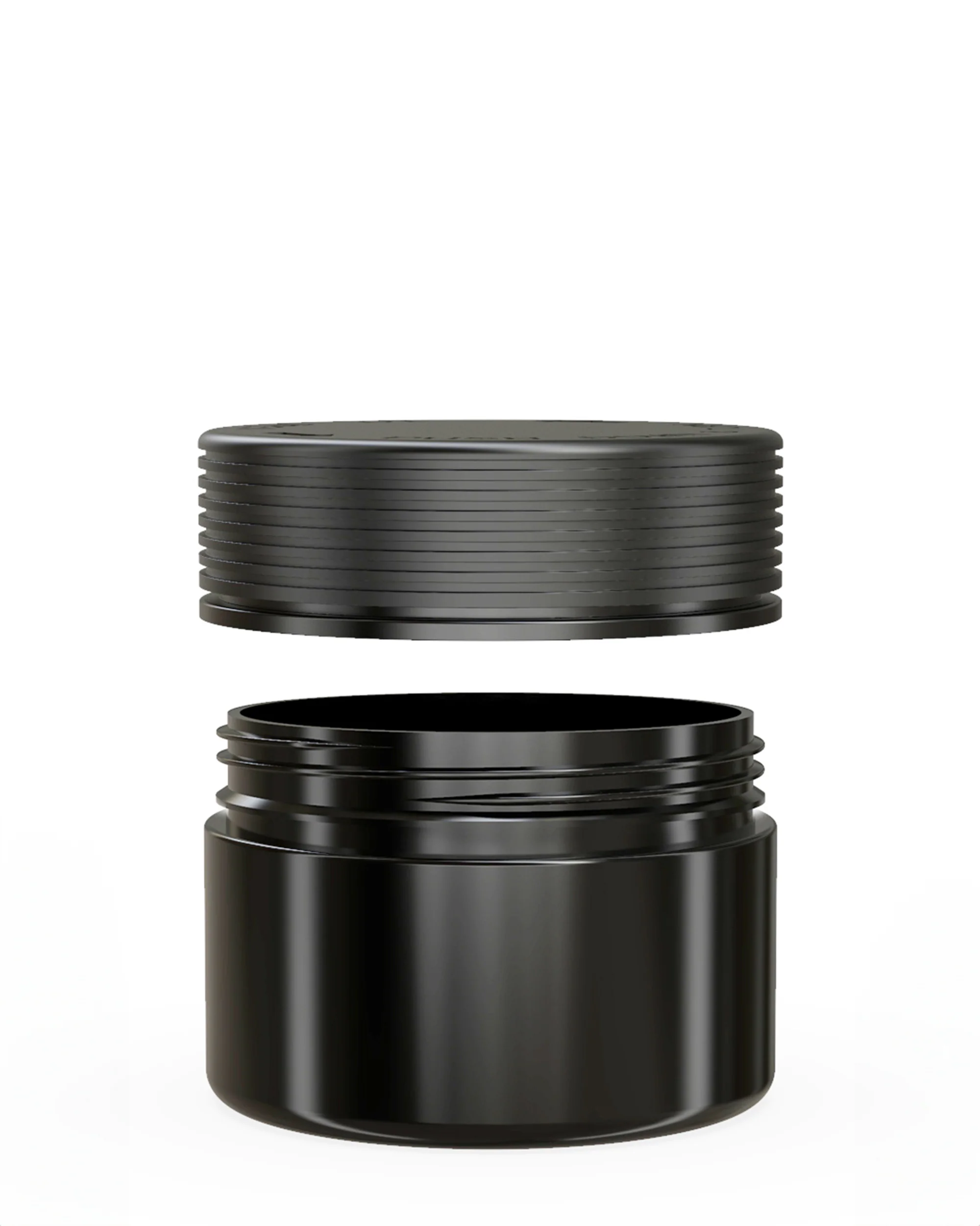 CHUBBY GORILLA | Child Resistant Black Plastic Spiral XL Jar w/ Black Cap | 92.5mm - 7.5oz - 100 Count - Image 3