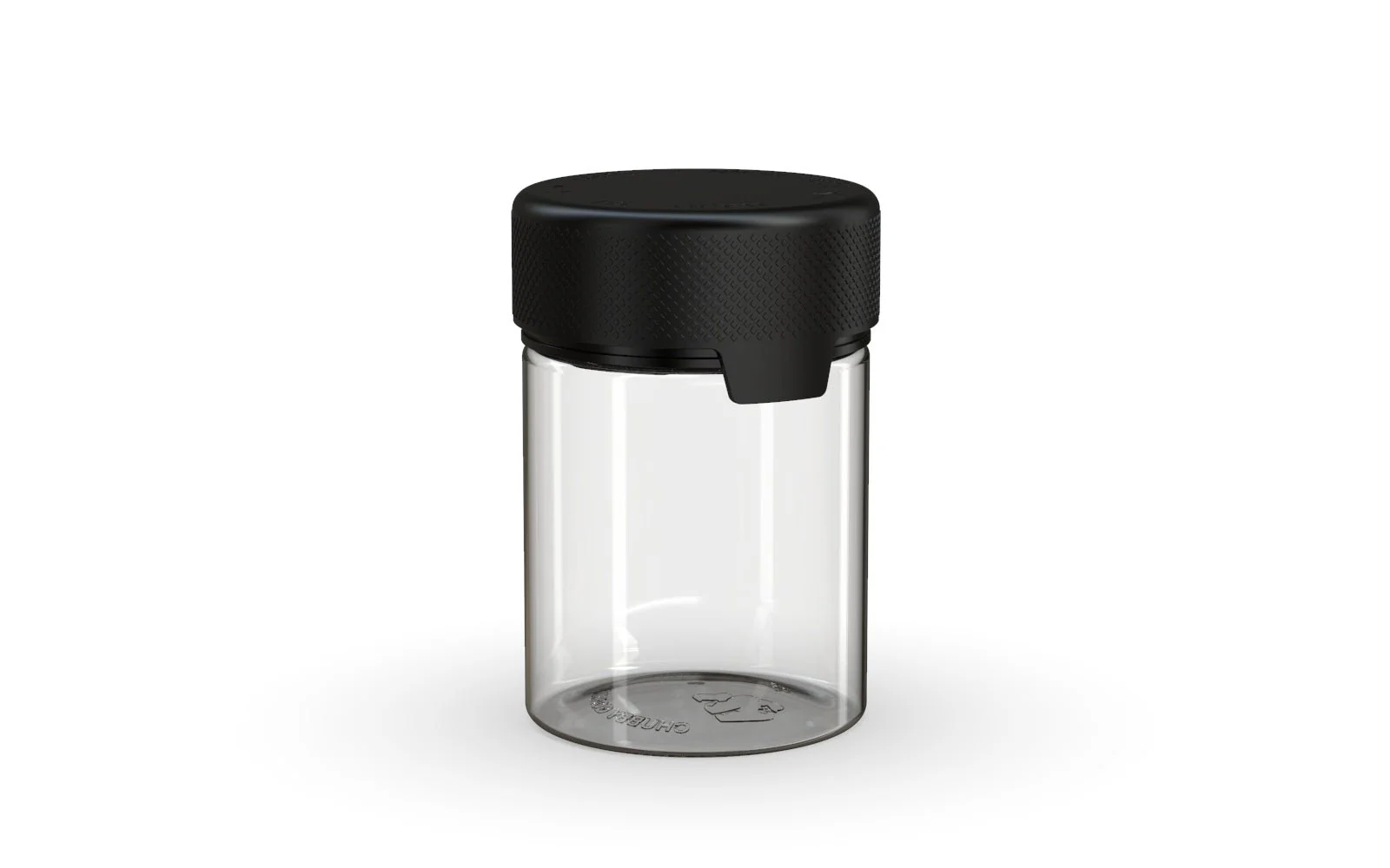 CHUBBY GORILLA | Child Resistant Clear Plastic Aviator Container w/ Black Cap | 120mL - 4oz - 400 Count - Image 2