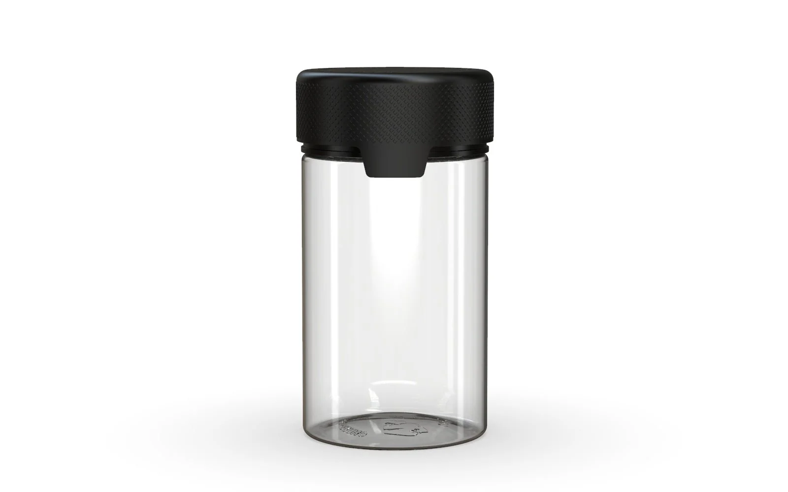 CHUBBY GORILLA | Child Resistant Clear Plastic Aviator Container w/ Black Cap | 150mL - 5oz - 300 Count