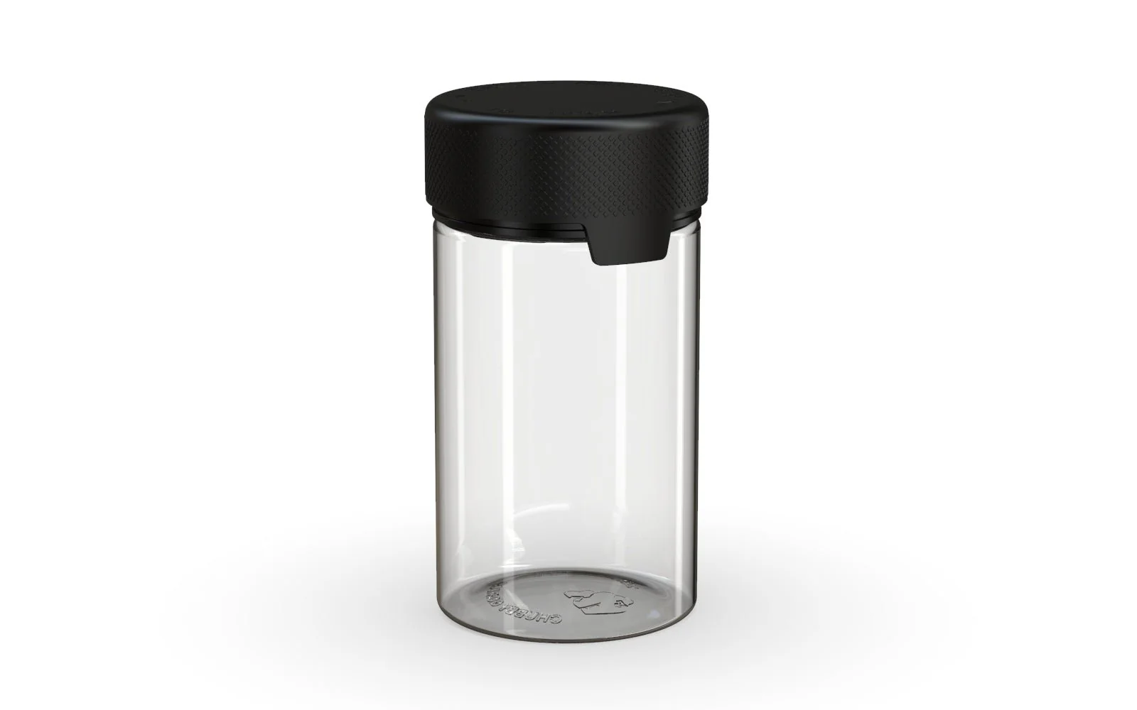 CHUBBY GORILLA | Child Resistant Clear Plastic Aviator Container w/ Black Cap | 150mL - 5oz - 300 Count - Image 2