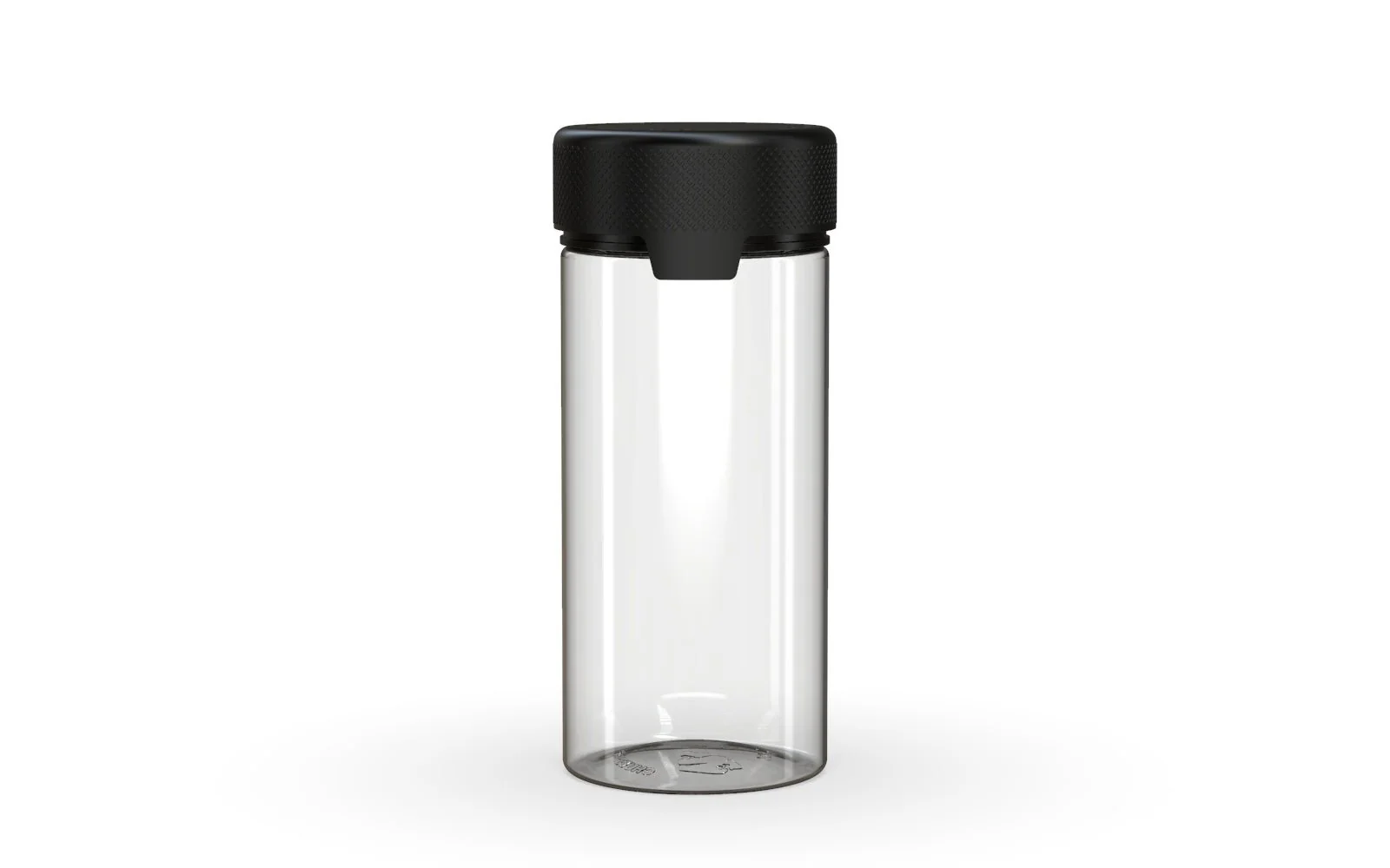 CHUBBY GORILLA | Child Resistant Clear Plastic Aviator Container w/ Black Cap | 240mL - 8oz - 200 Count