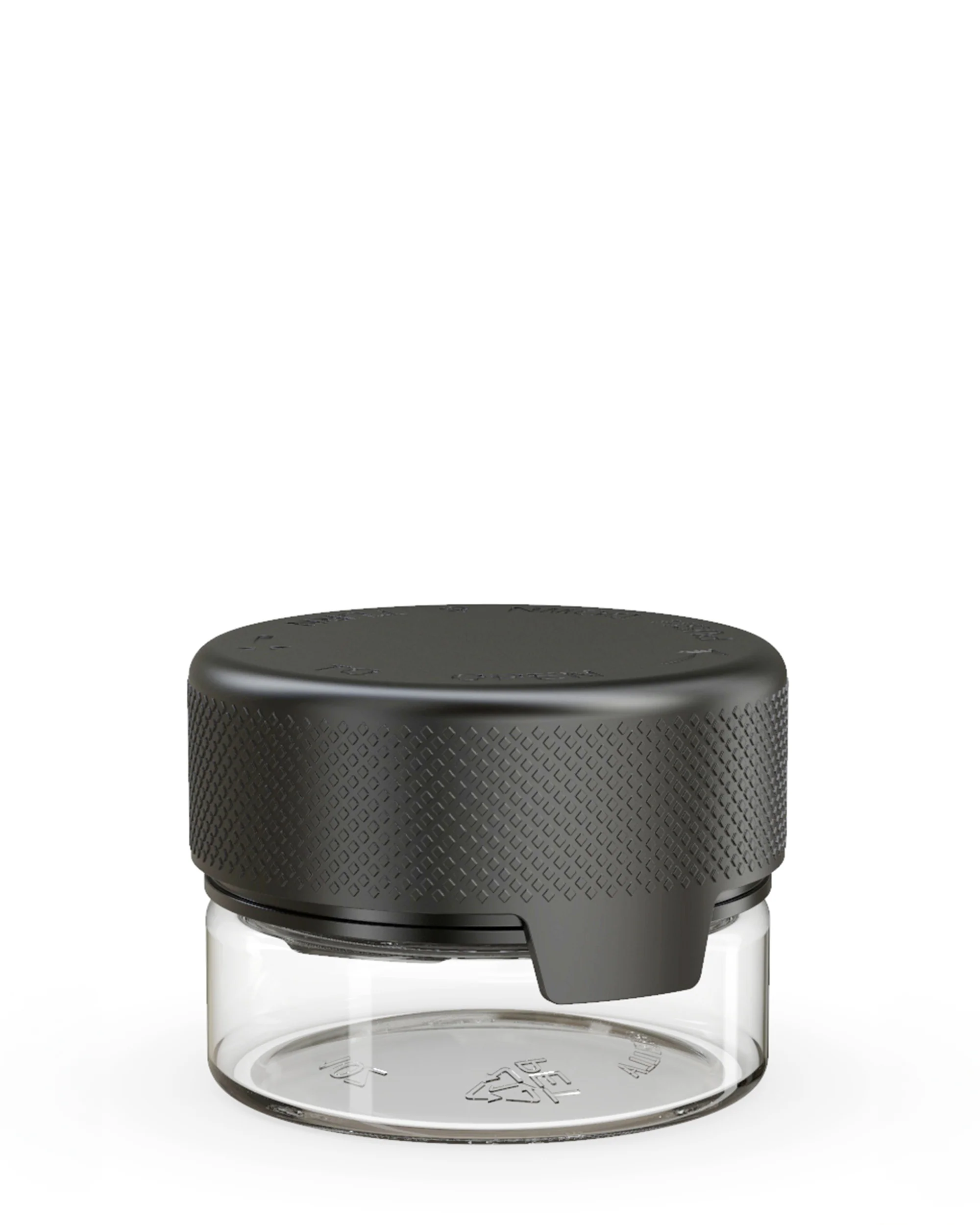 CHUBBY GORILLA | Child Resistant Clear Plastic Aviator Container w/ Black Cap | 30mL - 1oz - 500 Count - Image 2