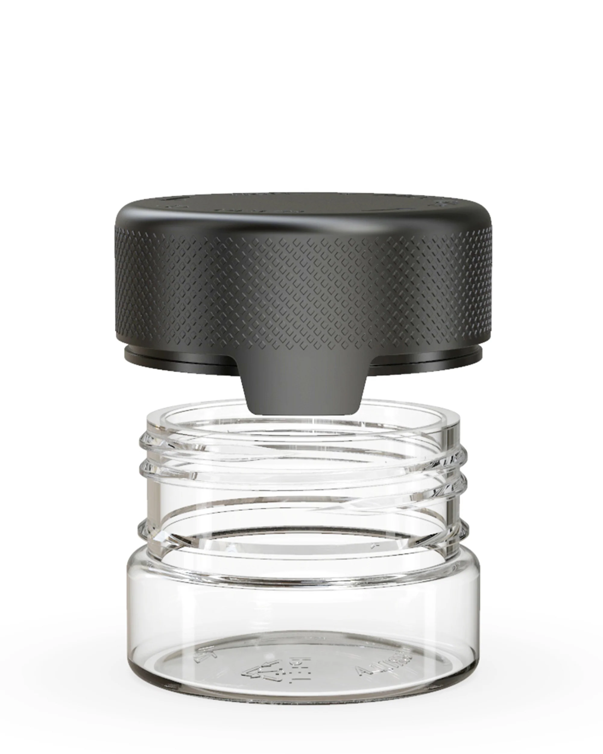 CHUBBY GORILLA | Child Resistant Clear Plastic Aviator Container w/ Black Cap | 30mL - 1oz - 500 Count - Image 3