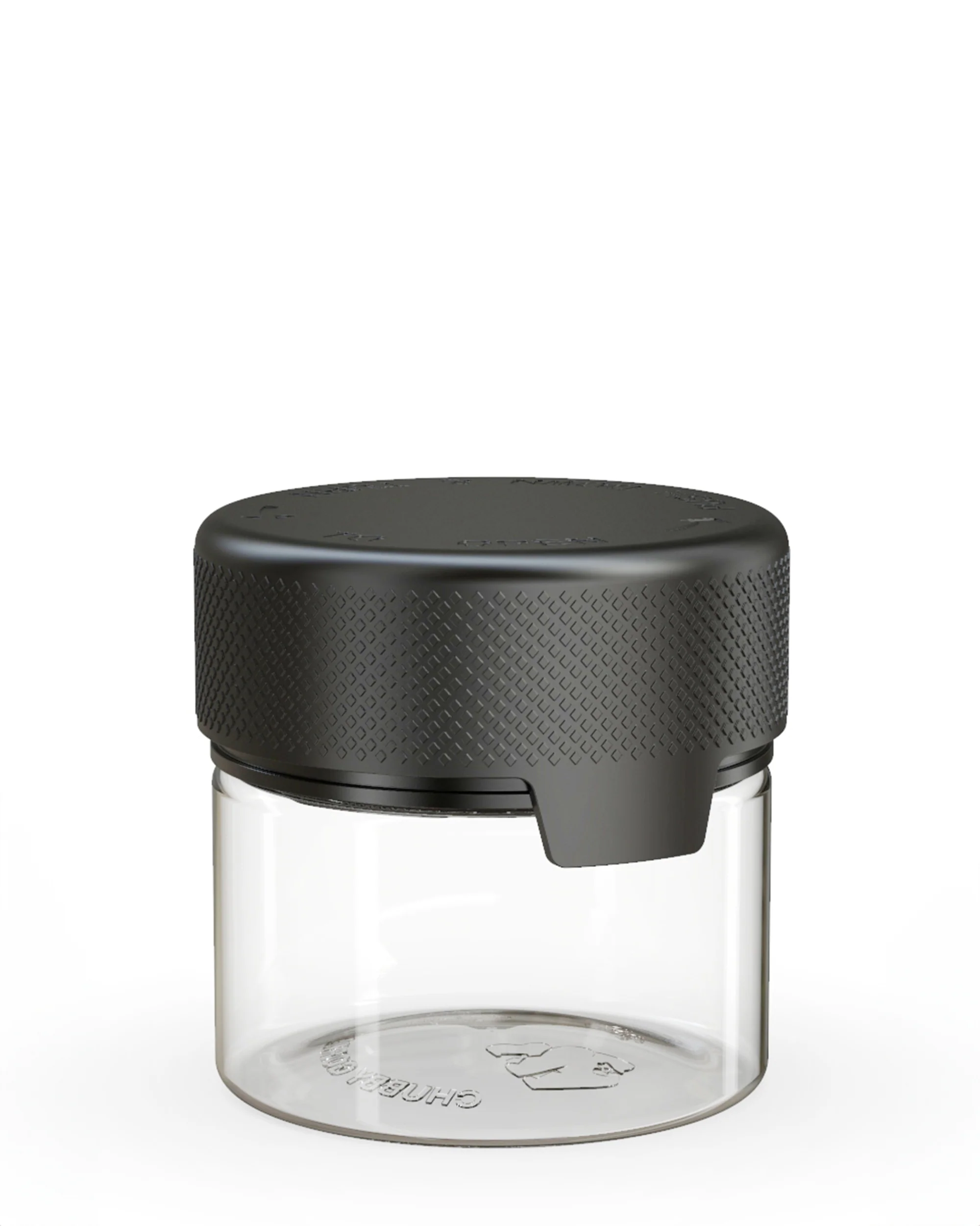 CHUBBY GORILLA | Child Resistant Clear Plastic Aviator Container w/ Black Cap | 60mL - 2oz - 500 Count - Image 2