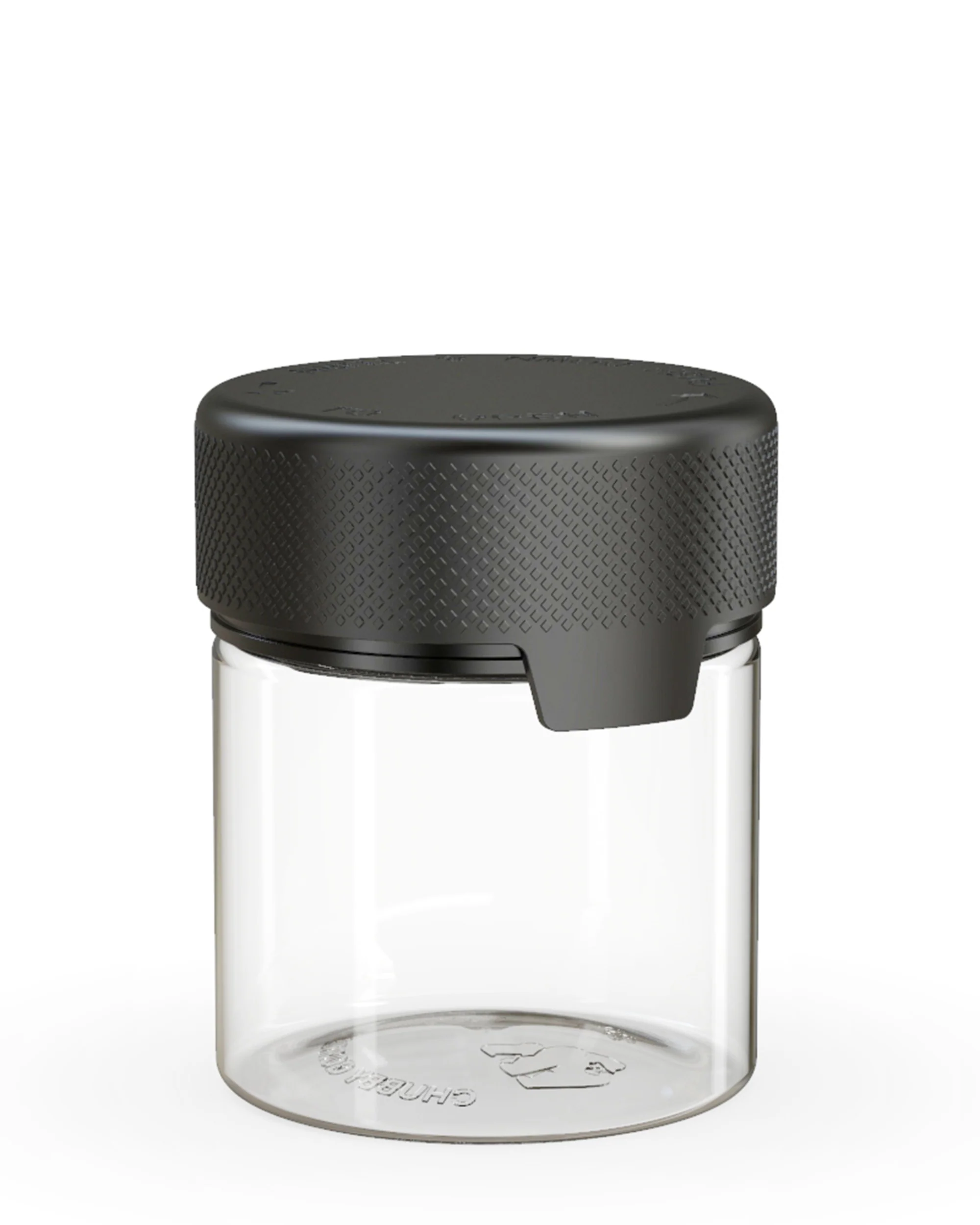 CHUBBY GORILLA | Child Resistant Clear Plastic Aviator Container w/ Black Cap | 90mL - 3oz - 400 Count - Image 2