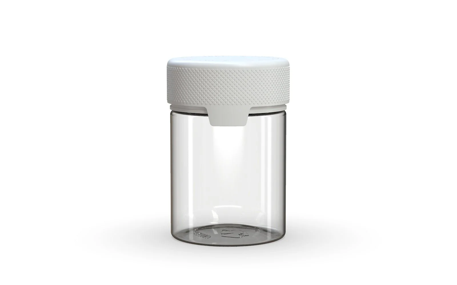 CHUBBY GORILLA | Child Resistant Clear Plastic Aviator Container w/ White Cap | 120mL - 4oz - 400 Count