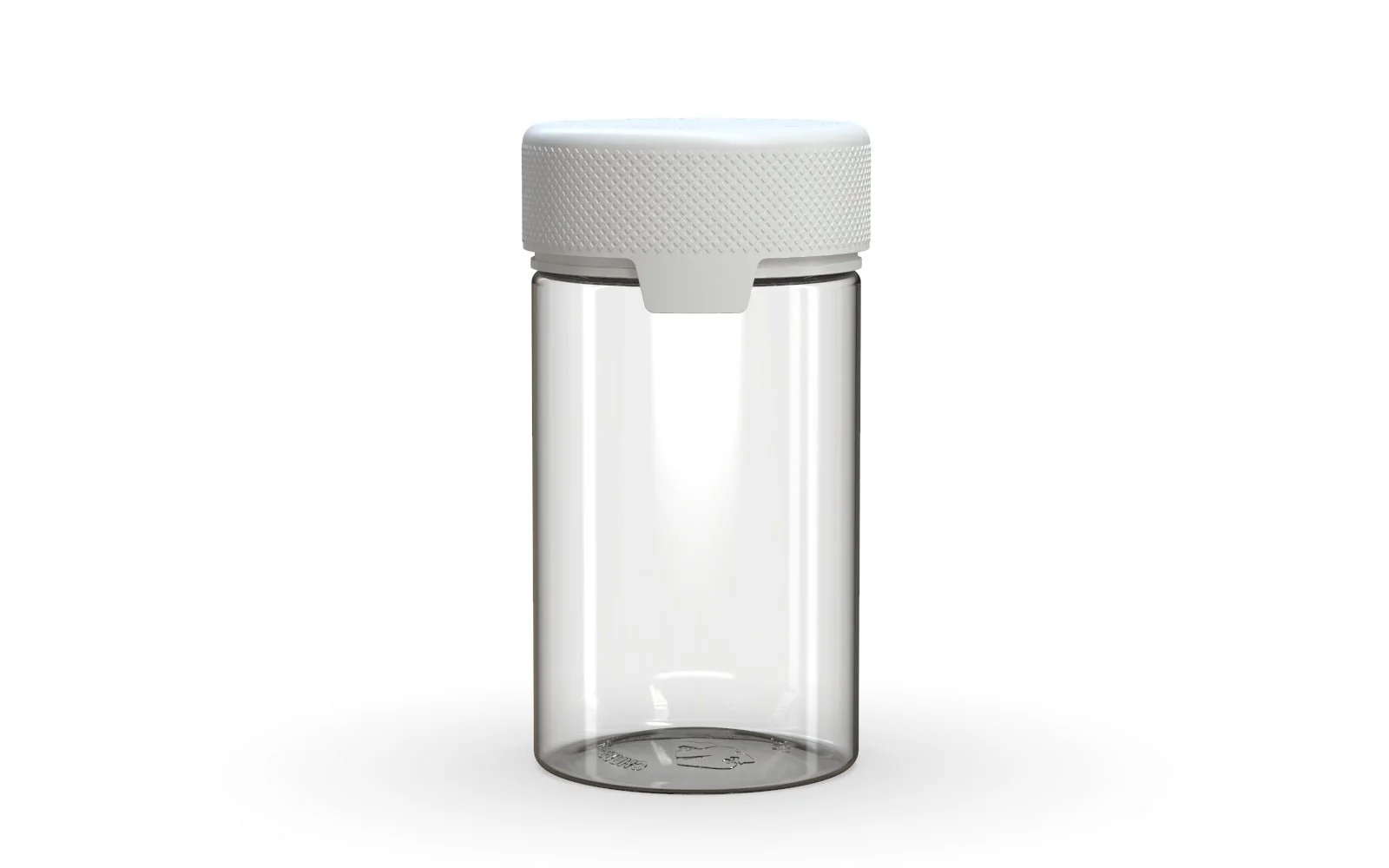 CHUBBY GORILLA | Child Resistant Clear Plastic Aviator Container w/ White Cap | 150mL - 5oz - 300 Count