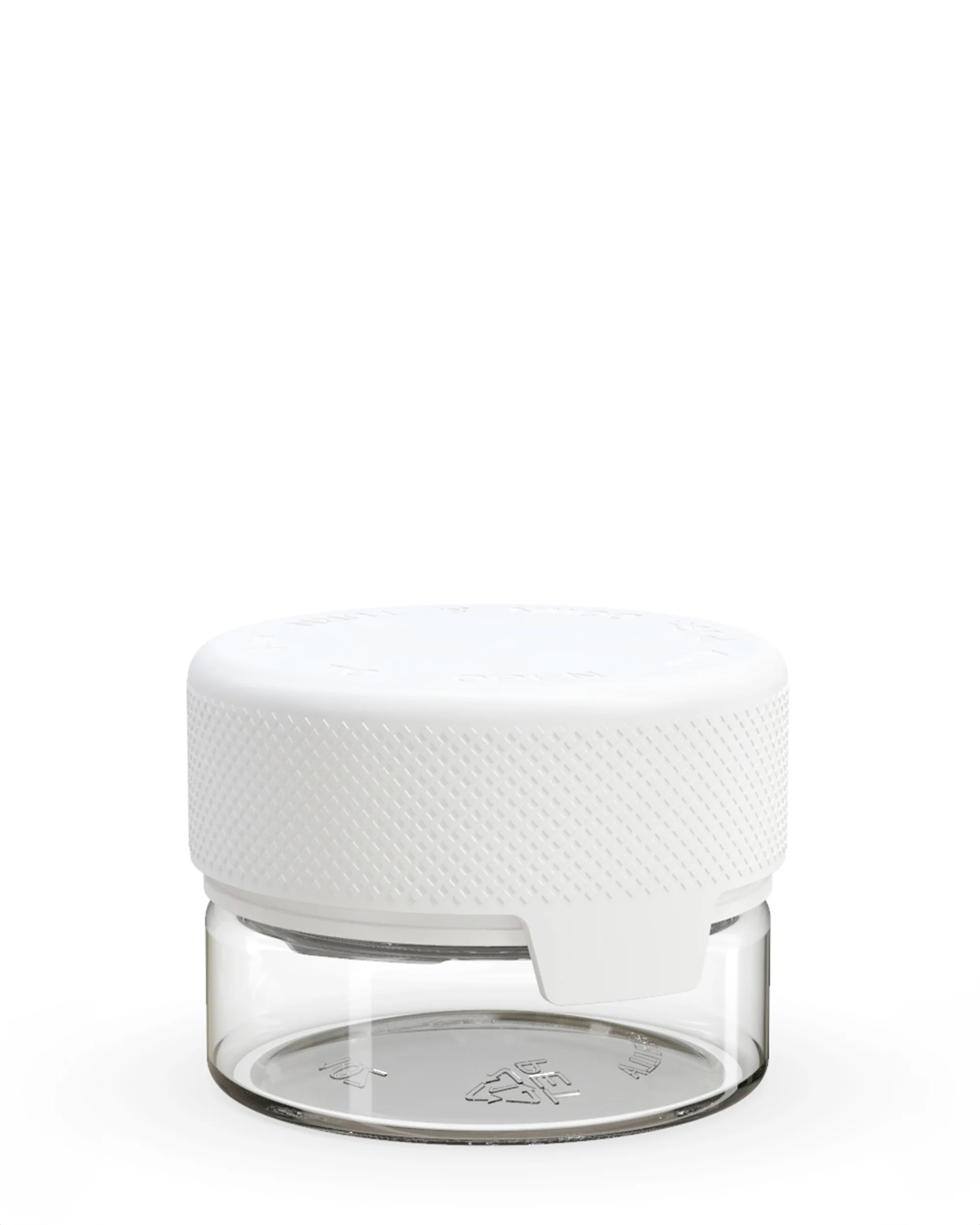 CHUBBY GORILLA | Child Resistant Clear Plastic Aviator Container w/ White Cap | 30mL - 1oz - 500 Count - Image 2