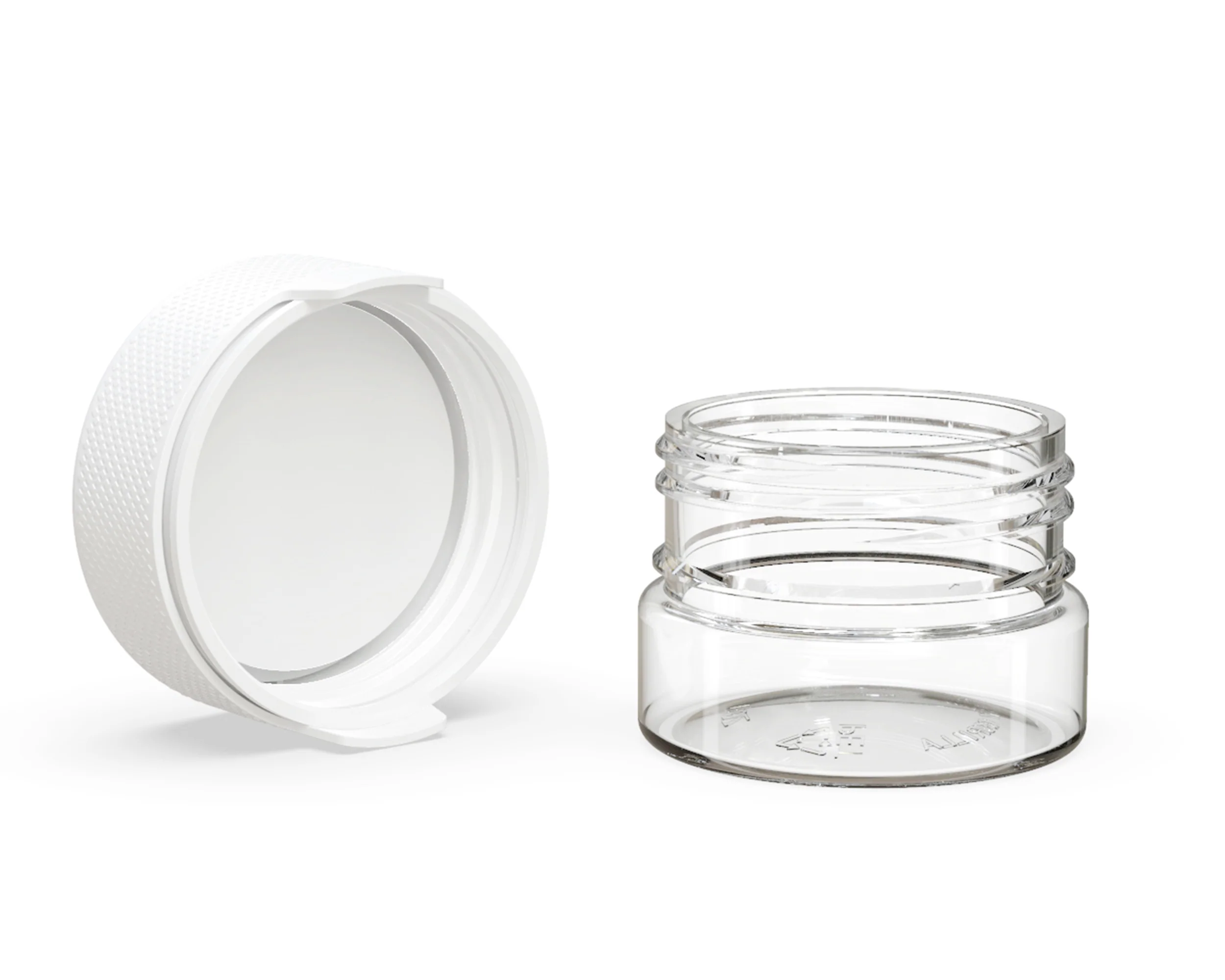 CHUBBY GORILLA | Child Resistant Clear Plastic Aviator Container w/ White Cap | 30mL - 1oz - 500 Count - Image 4