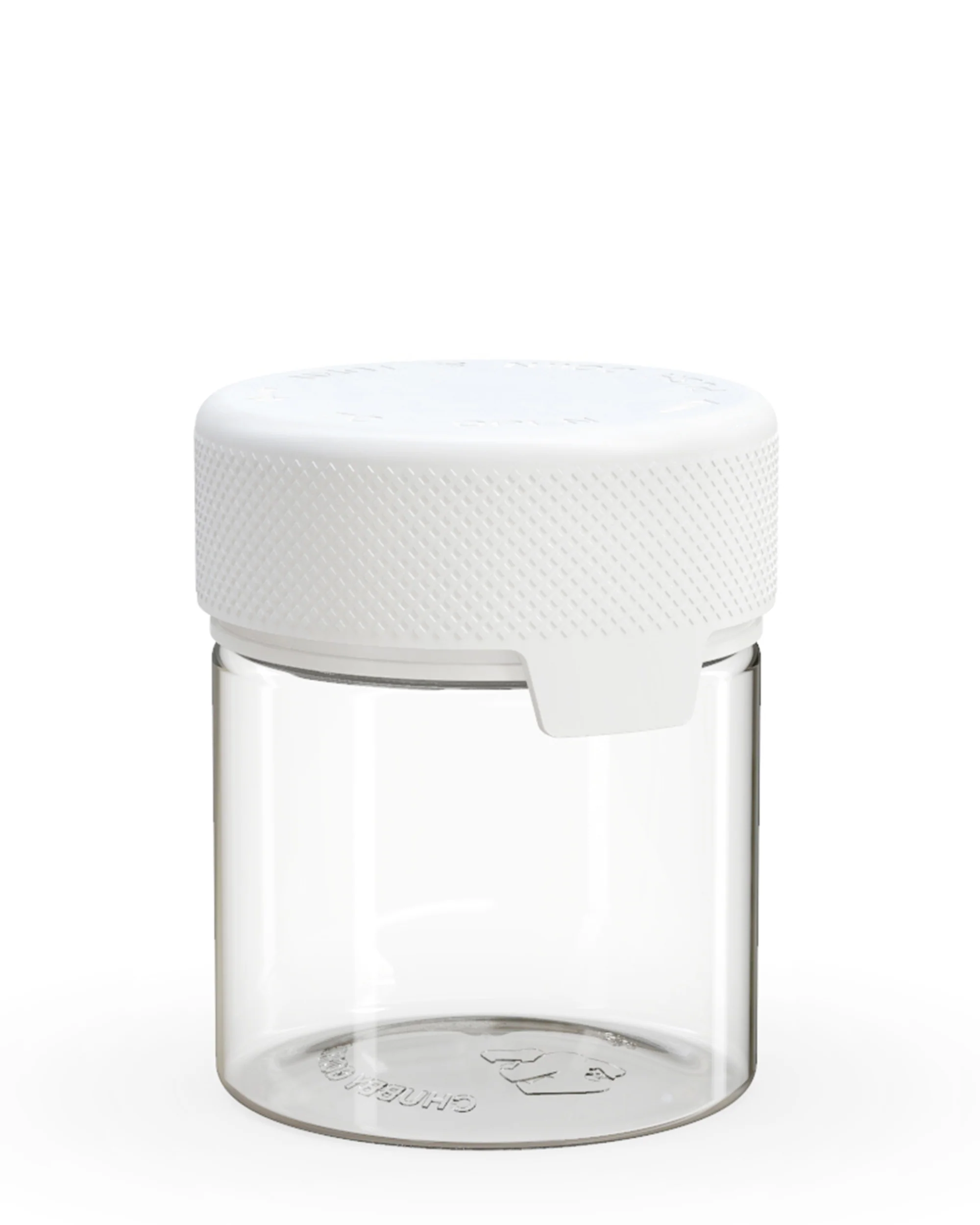CHUBBY GORILLA | Child Resistant Clear Plastic Aviator Container w/ White Cap | 90mL - 3oz - 400 Count - Image 2