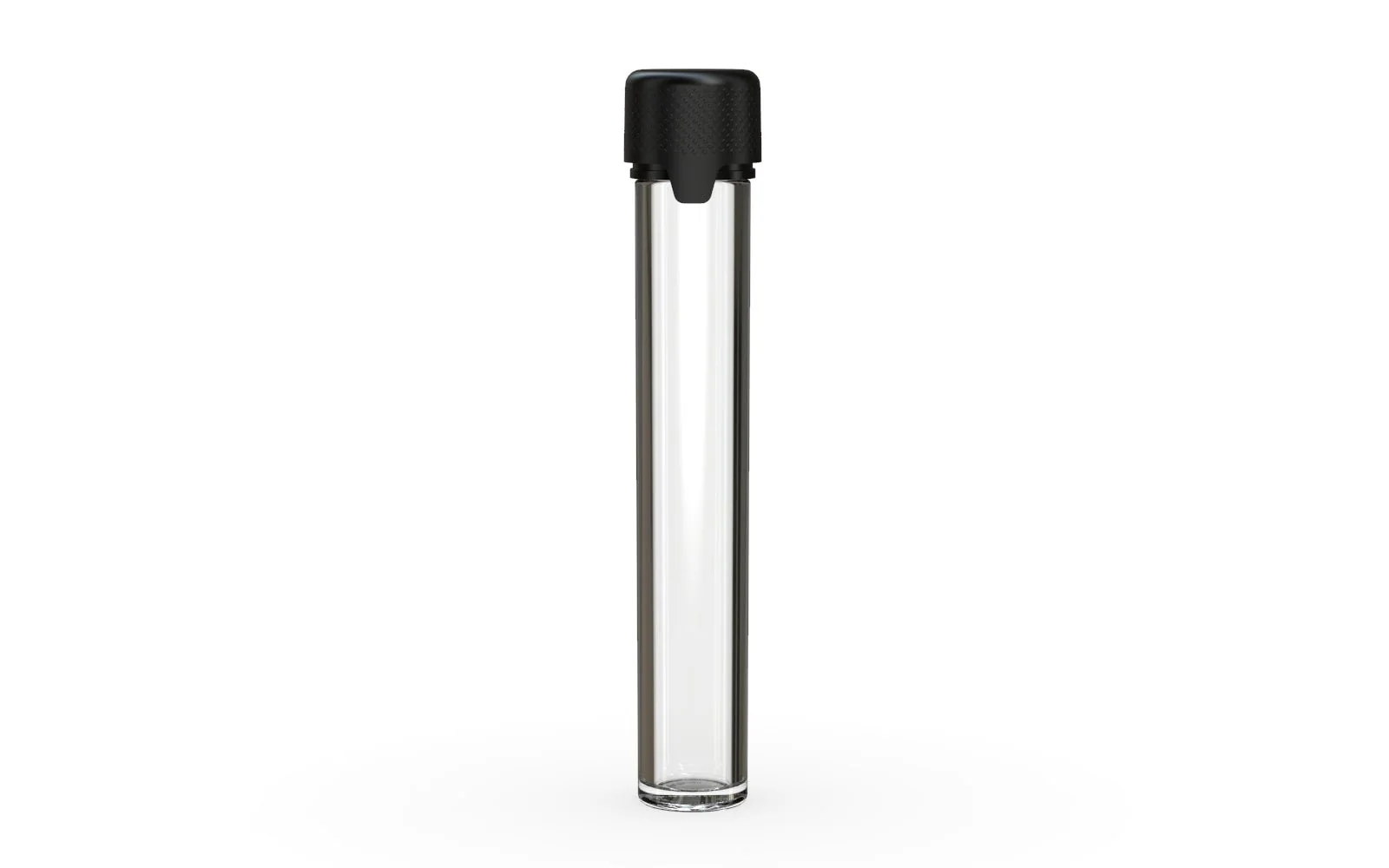 CHUBBY GORILLA | Child Resistant Clear Plastic Aviator Pre-Roll Tubes w/ Black Cap | 25mm - 115mm | Sample