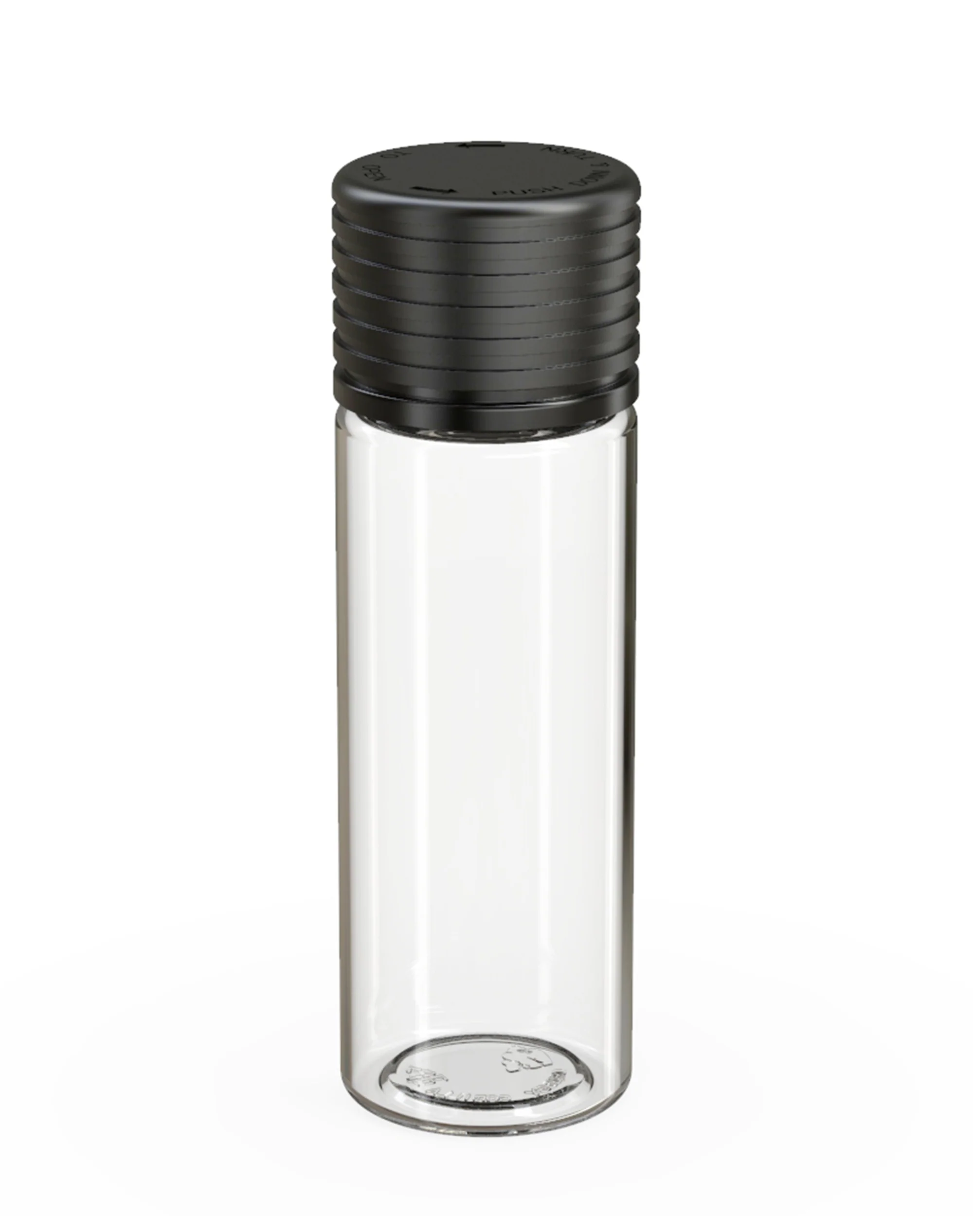 CHUBBY GORILLA | Child Resistant Clear Plastic Spiral Pre-Roll Tubes w/ Black Cap | 25mm - 65mm - 400 Count - Image 2