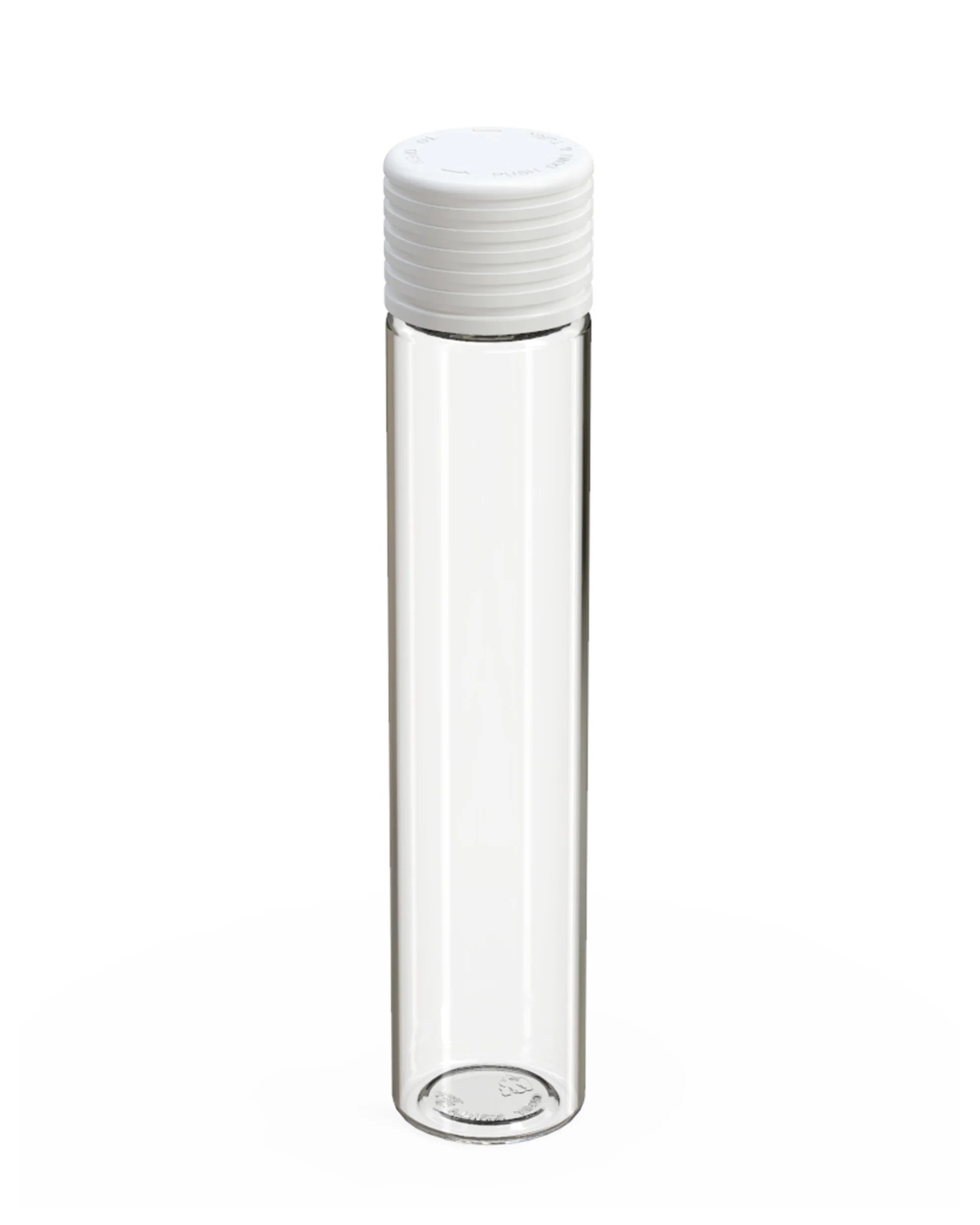 CHUBBY GORILLA | Child Resistant Clear Plastic Spiral Pre-Roll Tubes w/ White Cap | 25mm - 115mm - 200 Count - Image 2