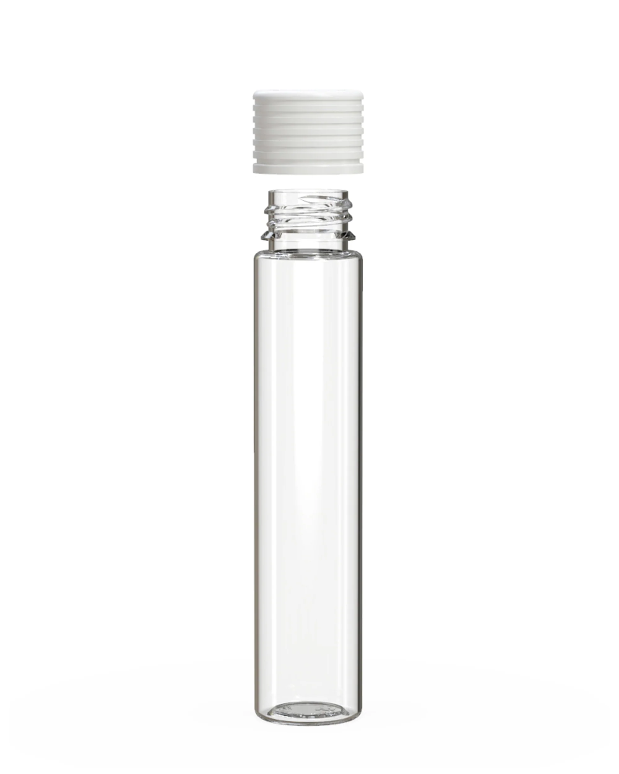 CHUBBY GORILLA | Child Resistant Clear Plastic Spiral Pre-Roll Tubes w/ White Cap | 25mm - 115mm - 200 Count - Image 3