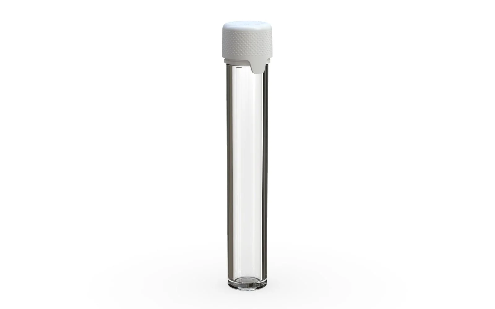 CHUBBY GORILLA | Child Resistant Clear Plastic Aviator Pre-Roll Tubes w/ White Cap | 25mm - 115mm - 400 Count - Image 2
