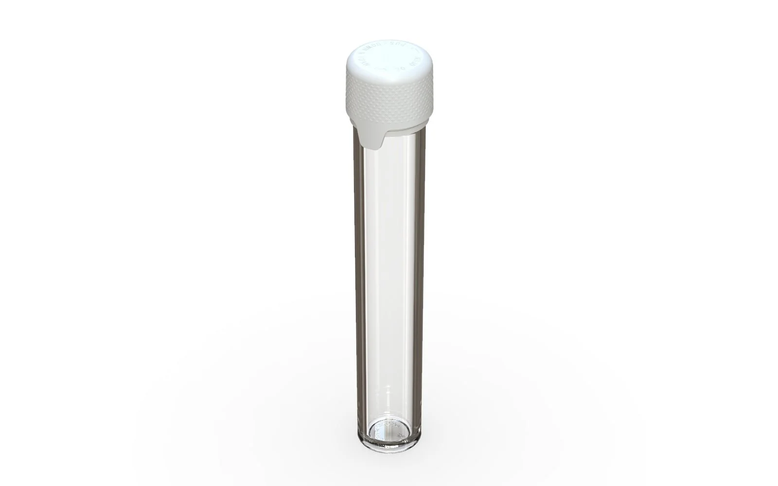 CHUBBY GORILLA | Child Resistant Clear Plastic Aviator Pre-Roll Tubes w/ White Cap | 25mm - 115mm - 400 Count - Image 5