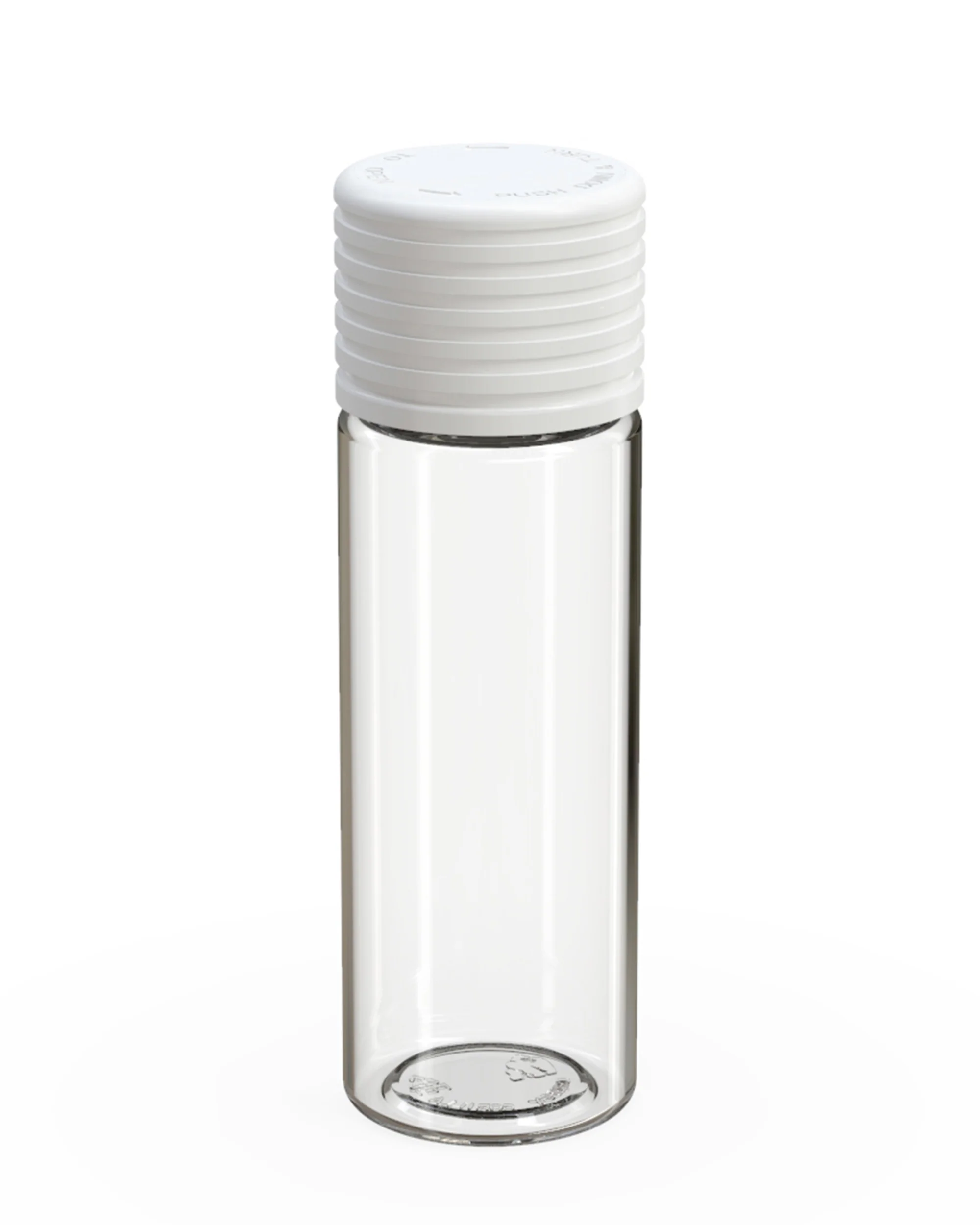CHUBBY GORILLA | Child Resistant Clear Plastic Spiral Pre-Roll Tubes w/ White Cap | 25mm - 65mm - 400 Count - Image 2