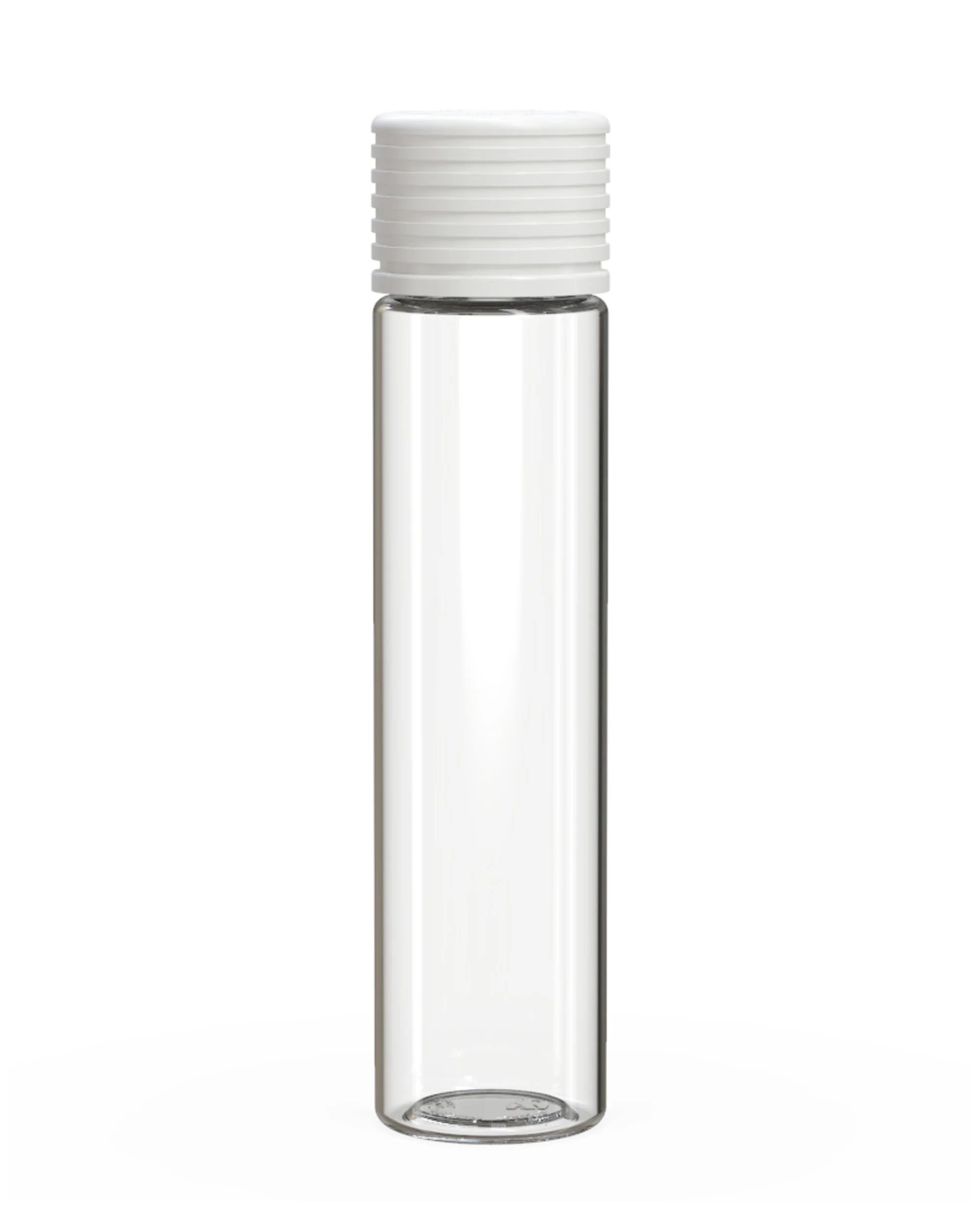 CHUBBY GORILLA | Child Resistant Clear Plastic Spiral Pre-Roll Tubes w/ White Cap | 25mm - 95mm - 300 Count