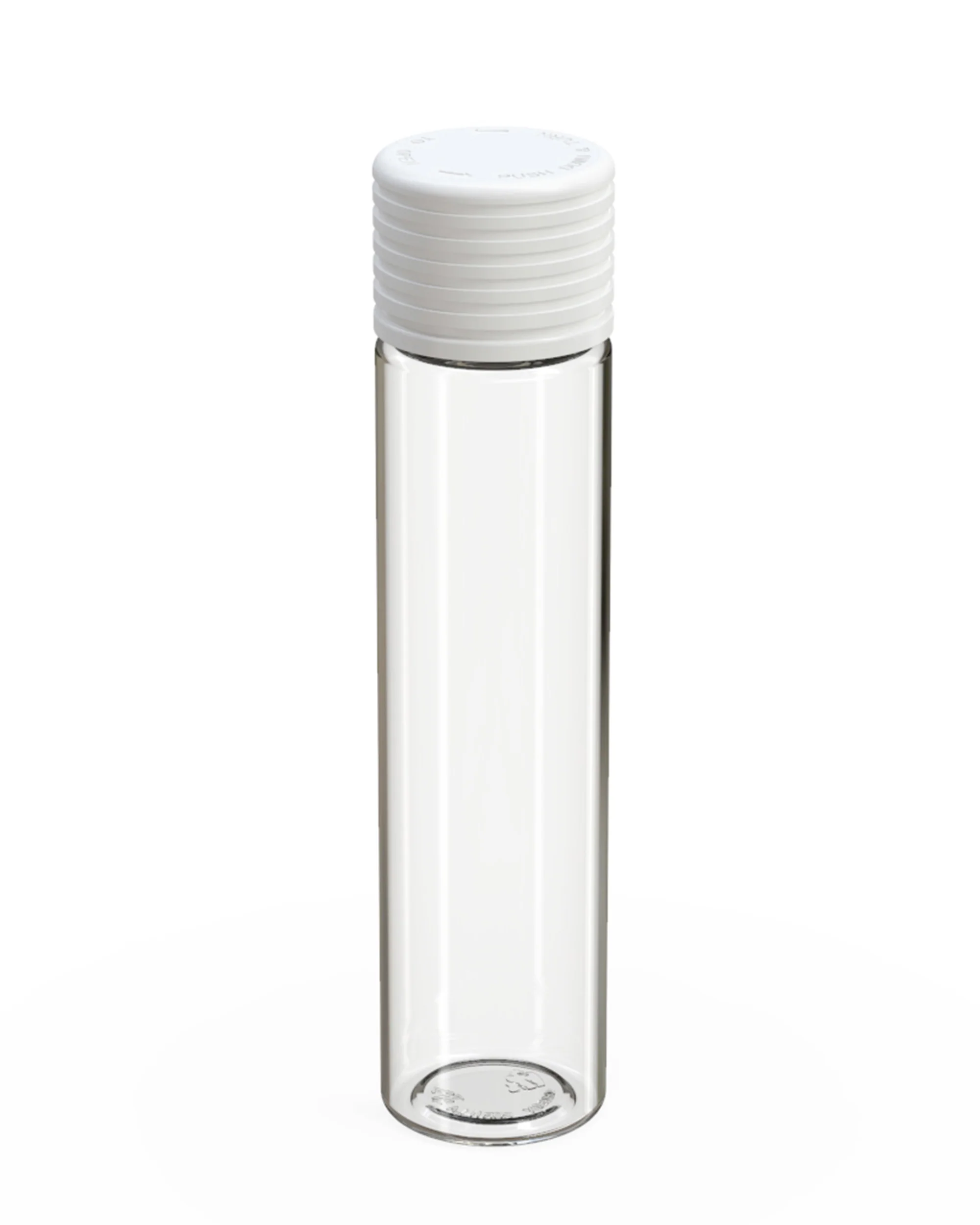 CHUBBY GORILLA | Child Resistant Clear Plastic Spiral Pre-Roll Tubes w/ White Cap | 25mm - 95mm - 300 Count - Image 2