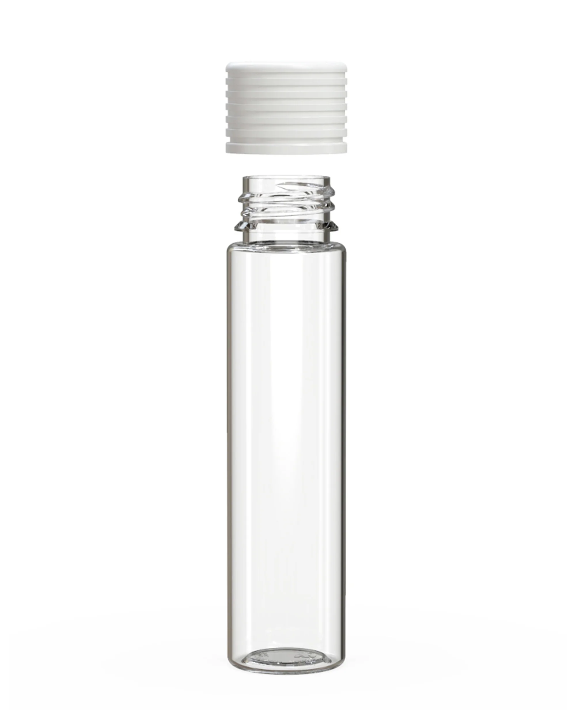 CHUBBY GORILLA | Child Resistant Clear Plastic Spiral Pre-Roll Tubes w/ White Cap | 25mm - 95mm - 300 Count - Image 3