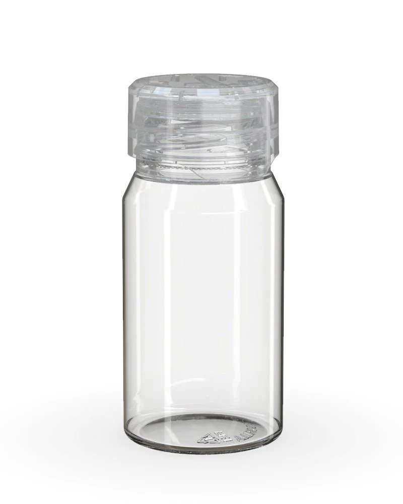 CHUBBY GORILLA | Child Resistant Mini Aviator Shot Bottles Clear | 60mL - w/ Clear Lid - 500 Count - Image 2
