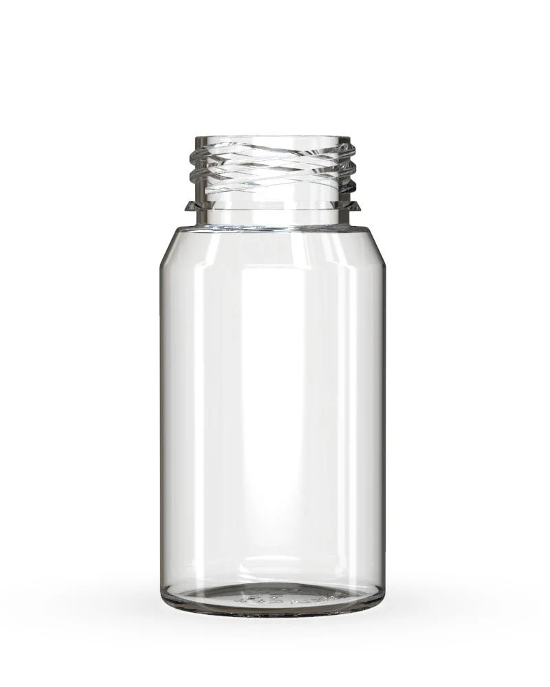 CHUBBY GORILLA | Child Resistant Mini Aviator Shot Bottles Clear | 60mL - w/ Clear Lid - 500 Count - Image 4