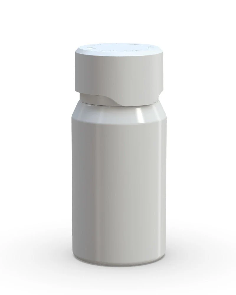 CHUBBY GORILLA | Child Resistant Mini Aviator Shot Bottles White | 60mL - w/ White Lid - 500 Count - Image 2