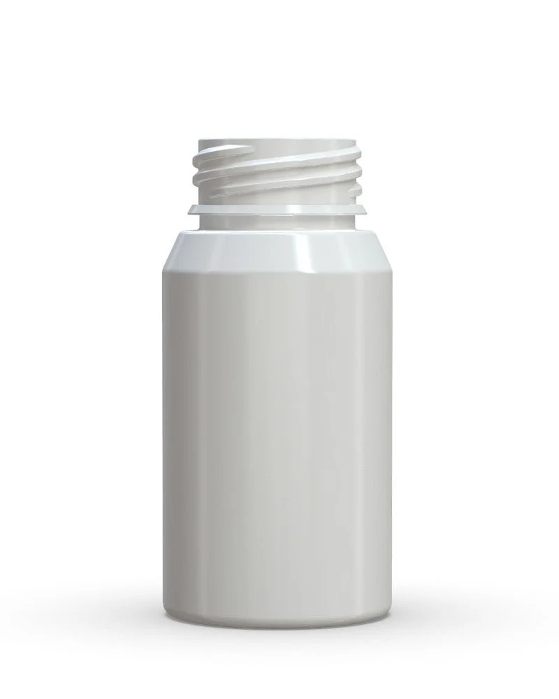 CHUBBY GORILLA | Child Resistant Mini Aviator Shot Bottles White | 60mL - w/ White Lid - 500 Count - Image 4